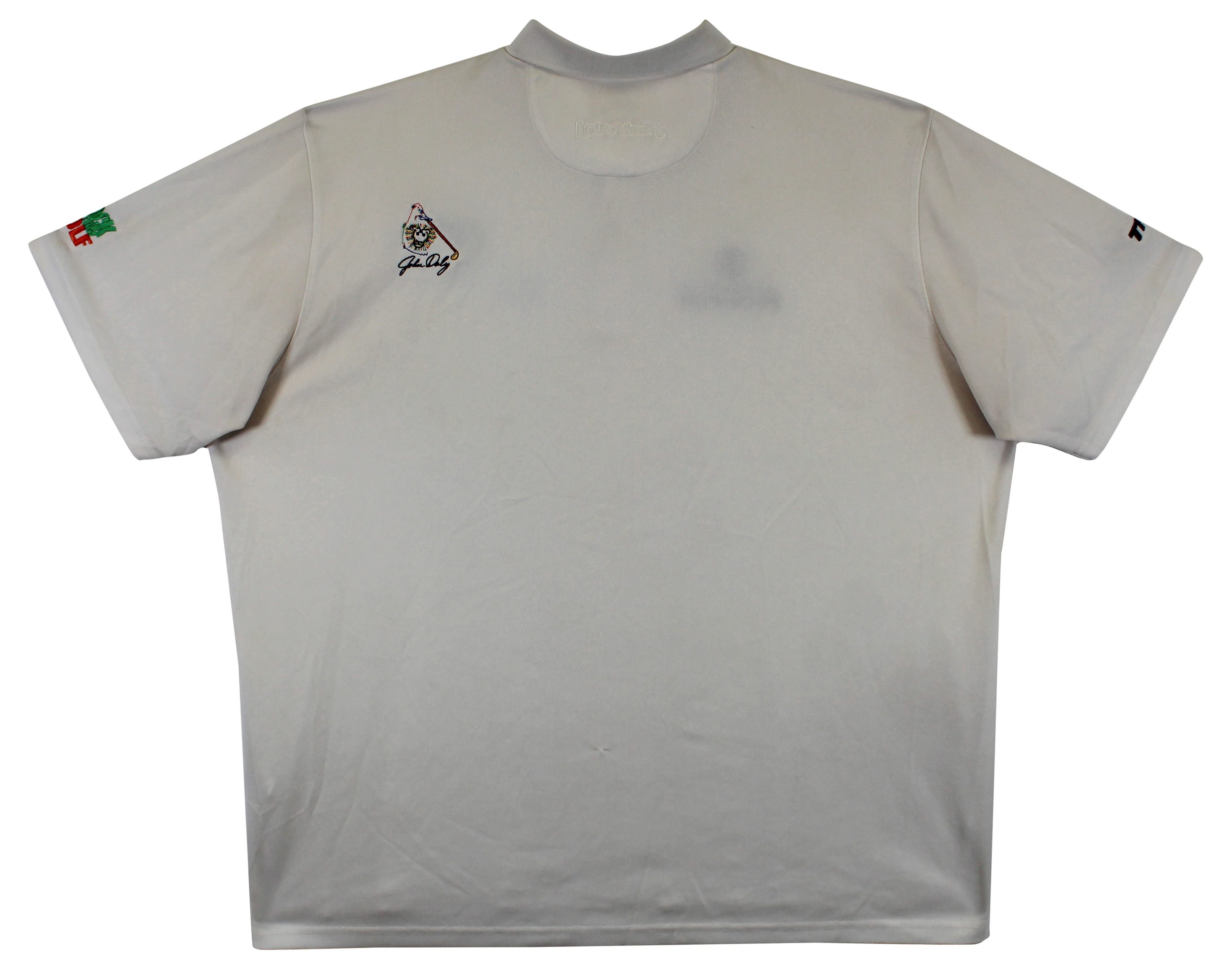 John Daly Authentic Signed Match Worn White Loudmouth Polo Shirt BAS #BK84745 - Image 9