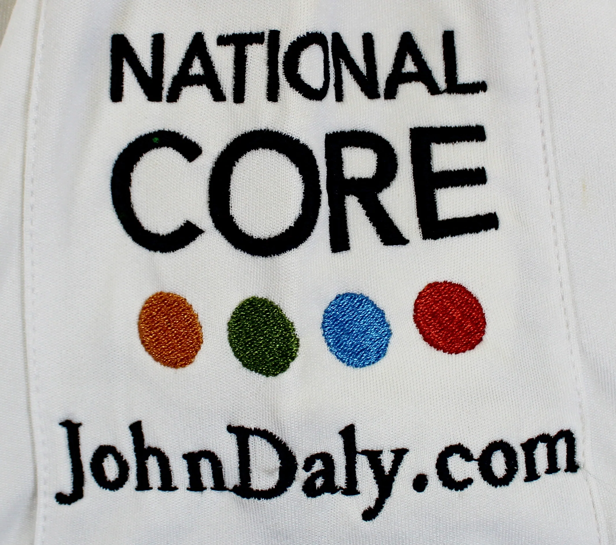 John Daly Authentic Signed Match Worn White Pin High Polo Shirt BAS #BK84743 - Image 10