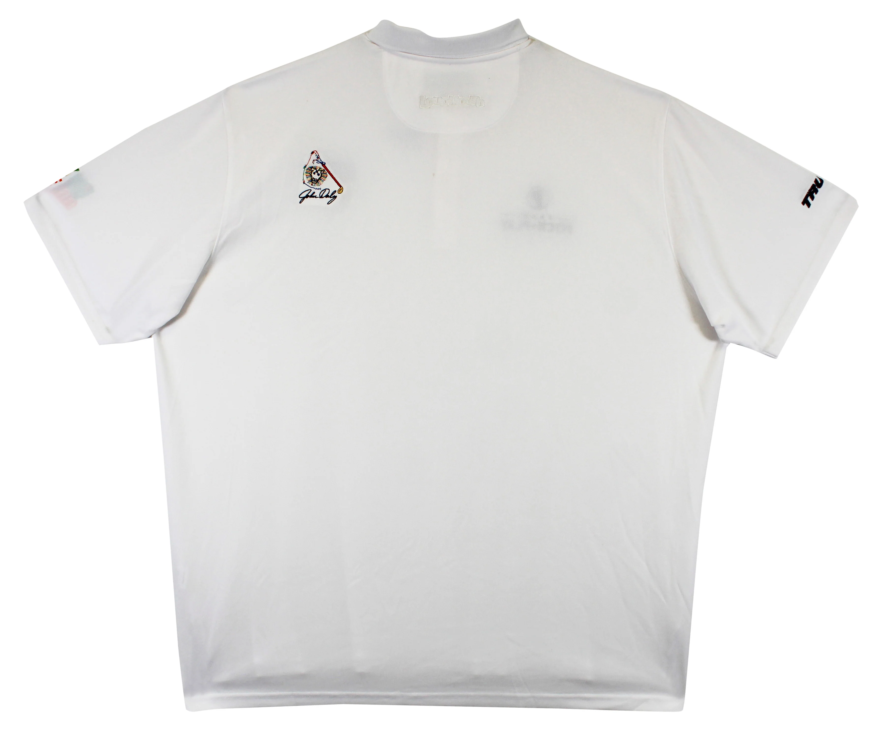 John Daly Authentic Signed Match Worn White Polo Shirt BAS #BK84746 - Image 7