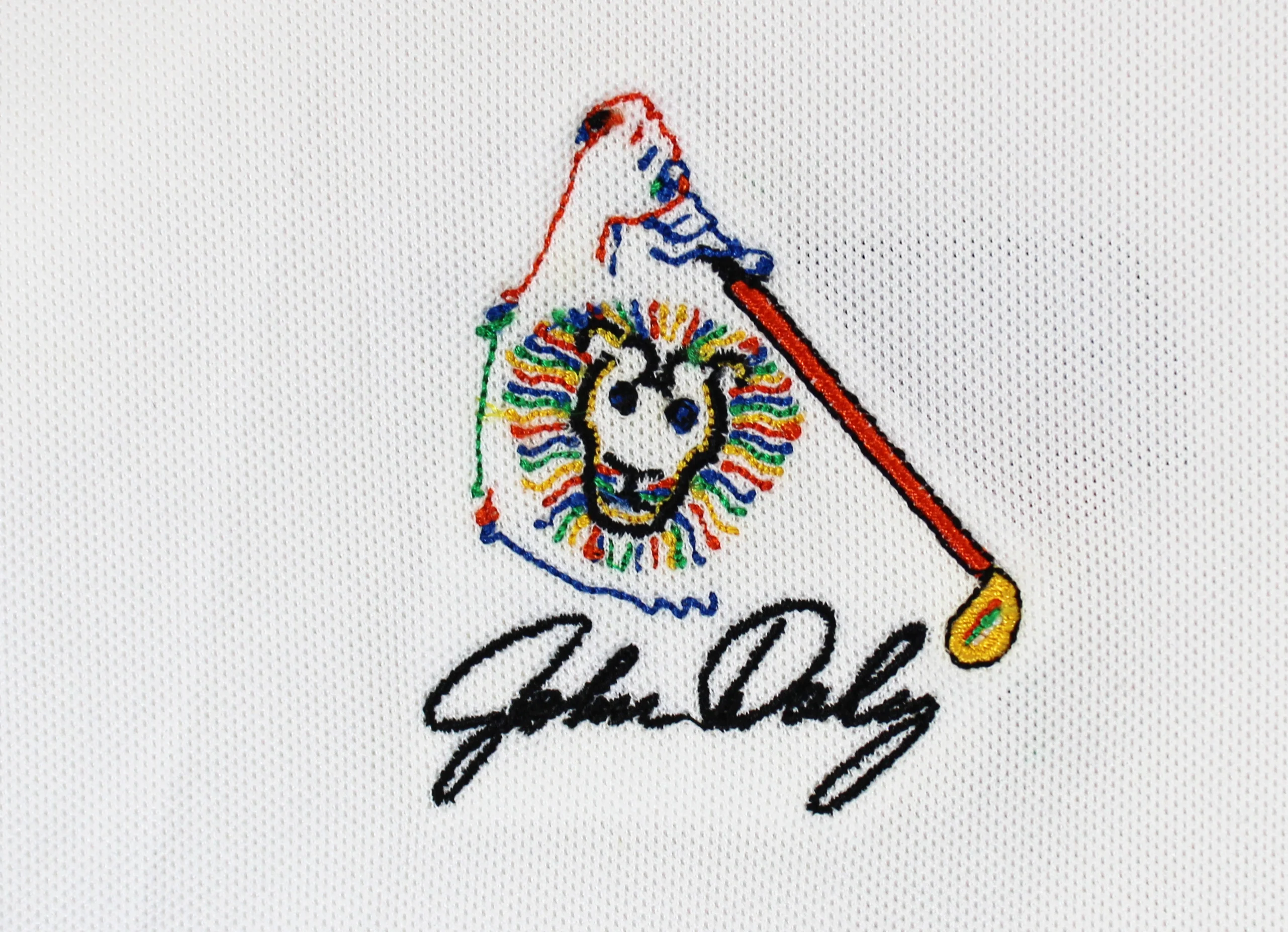 John Daly Authentic Signed Match Worn White Polo Shirt BAS #BK84746 - Image 8