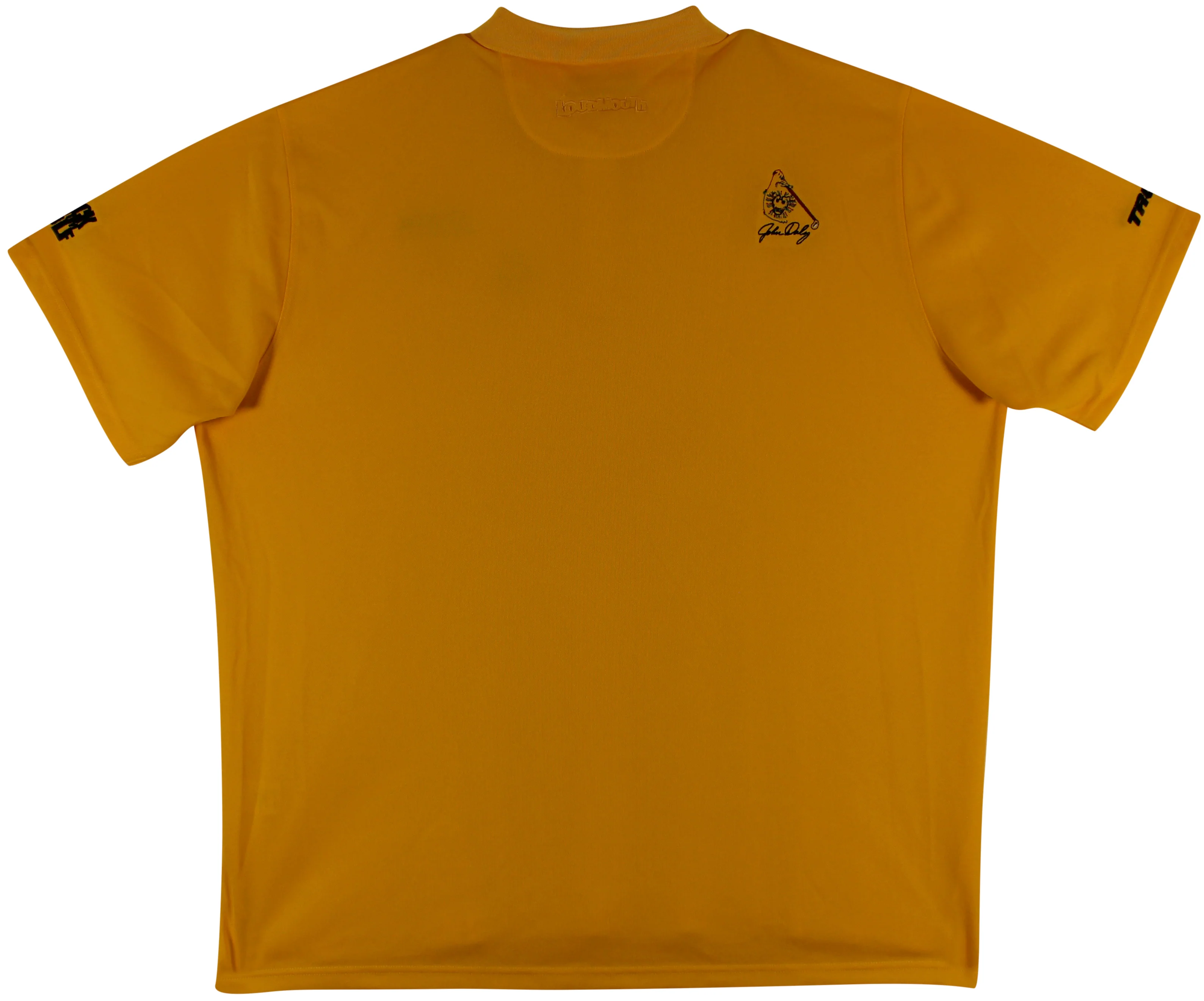 John Daly Authentic Signed Match Worn Yellow Loudmouth Golf Shirt BAS #BH00345 - Image 4