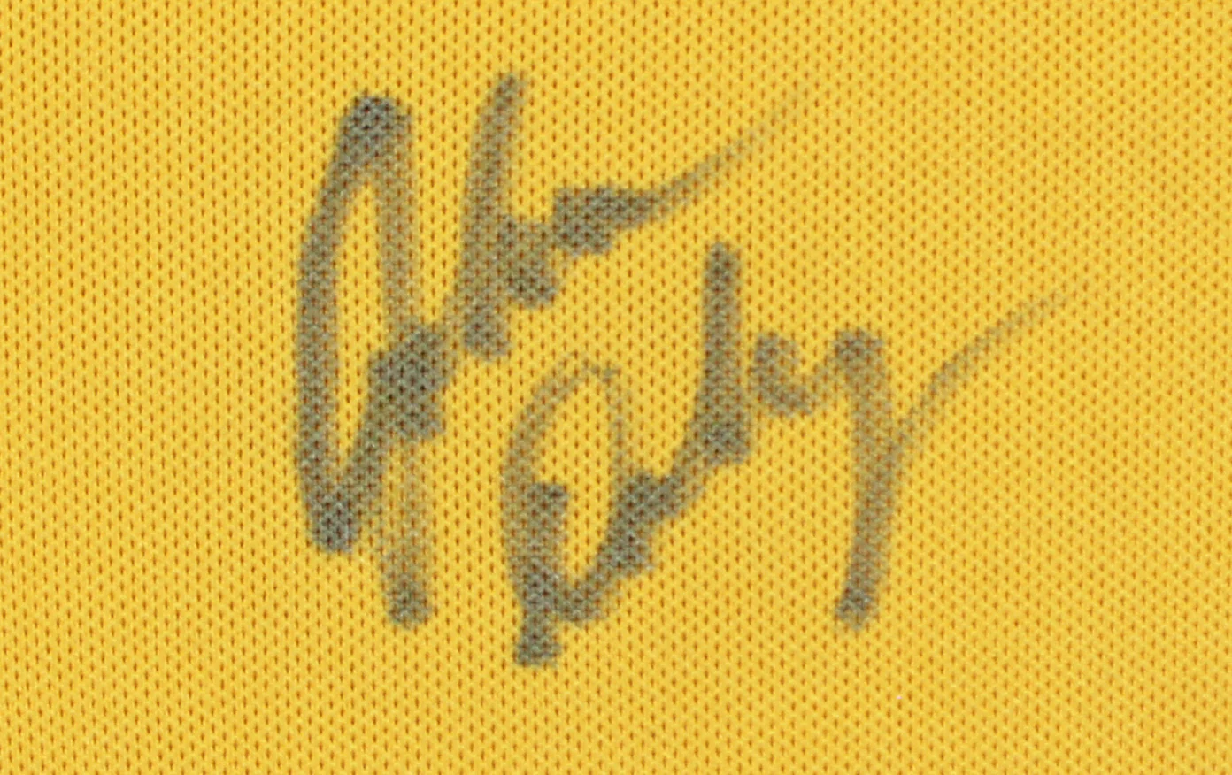 John Daly Authentic Signed Match Worn Yellow Polo Shirt BAS #BK84755 - Image 3