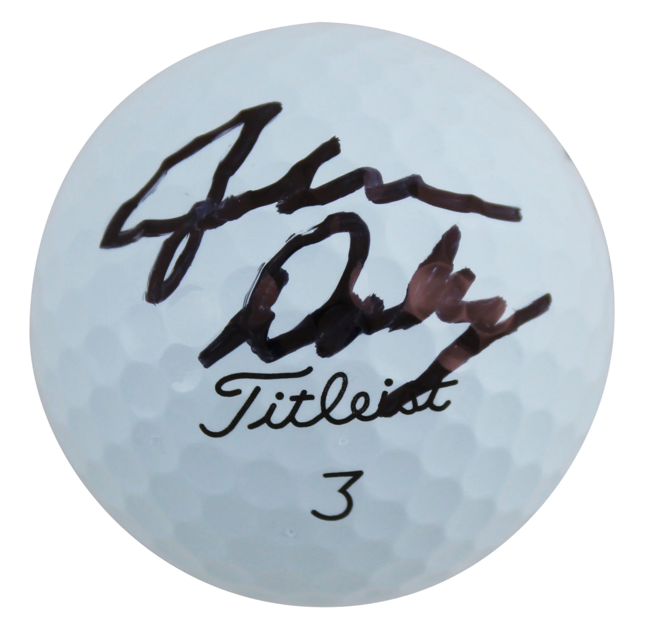 John Daly Authentic Signed Titleist Golf Ball Autographed BAS Witnessed - Image 2