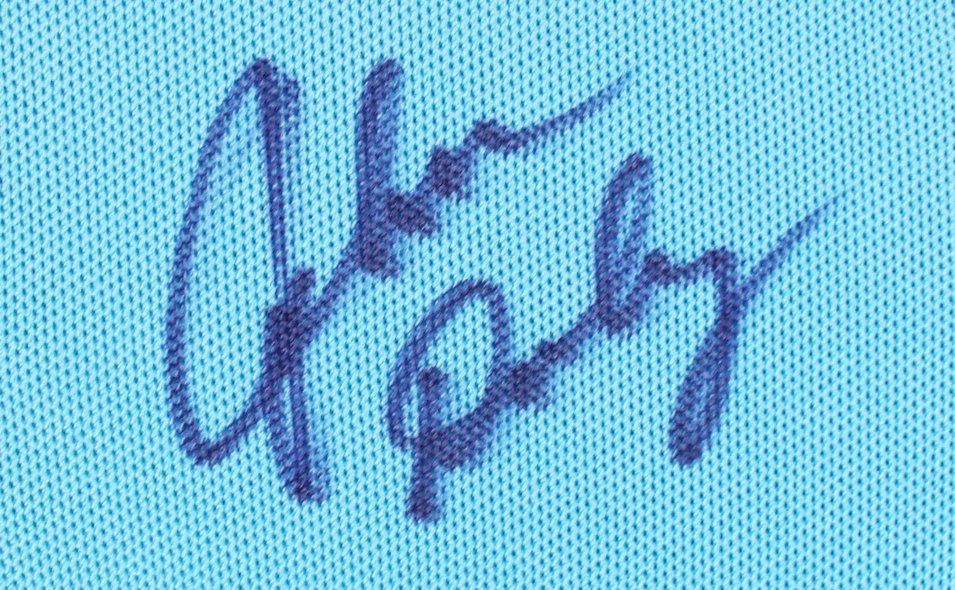 John Daly Signed Match Worn Baby Blue Loudmouth Polo Shirt BAS #BK84758 - Image 3
