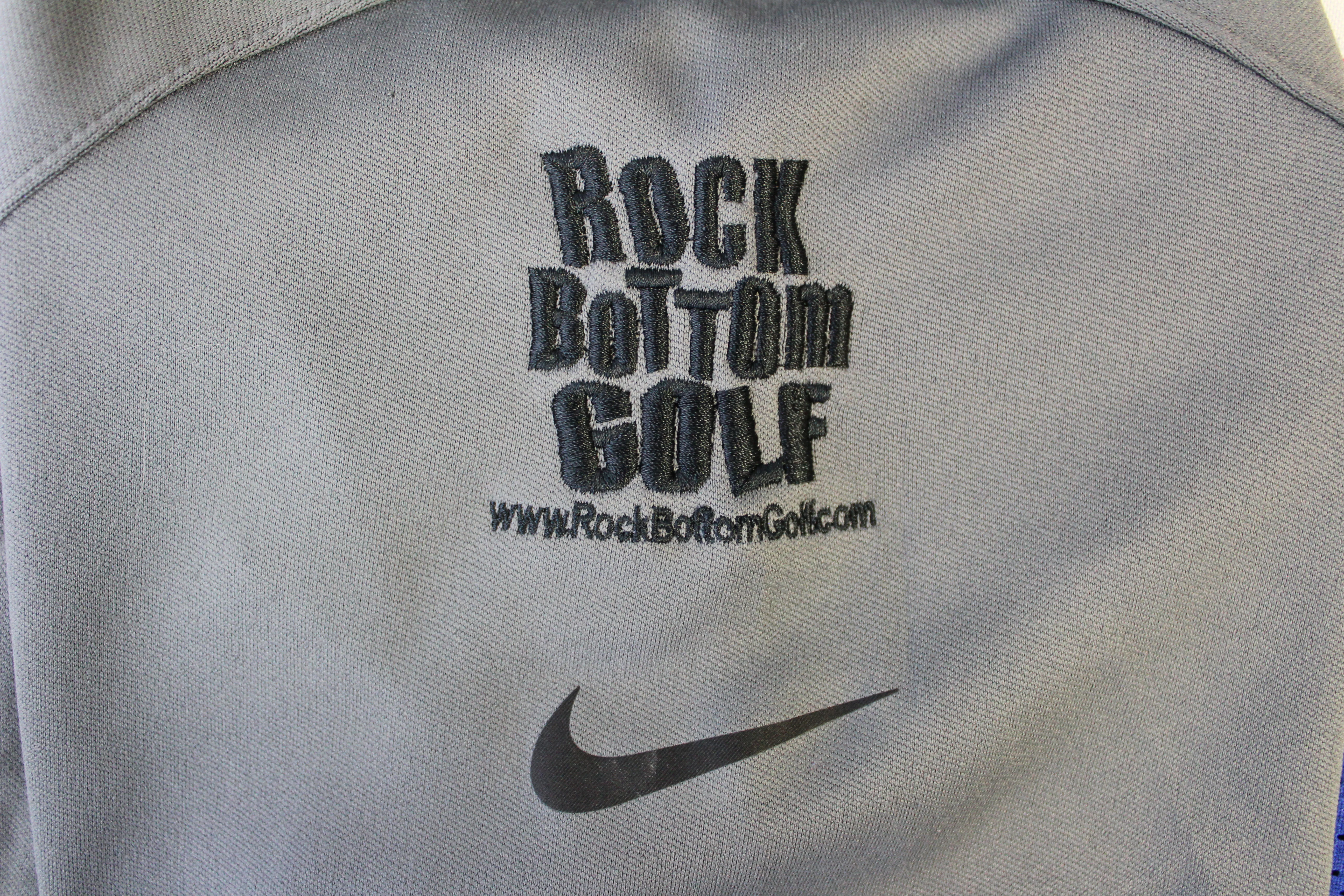 John Daly Signed Match Worn Dark Gray Nike Golf Quarter Zip Shirt BAS #BH00329 - Image 6