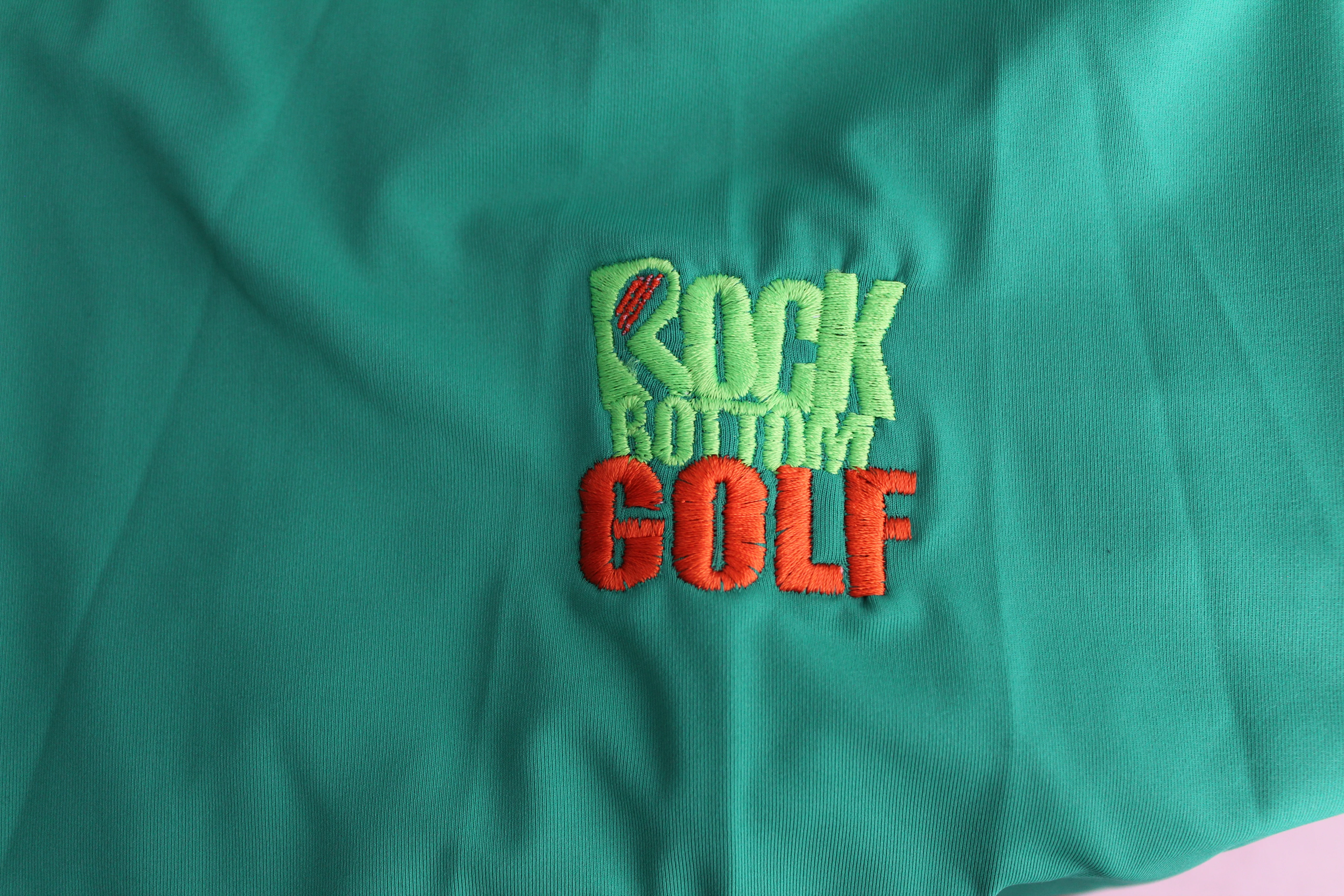 John Daly Signed Match Worn Green Folds of Honor Quarter Zip Shirt BAS #BH00322 - Image 7