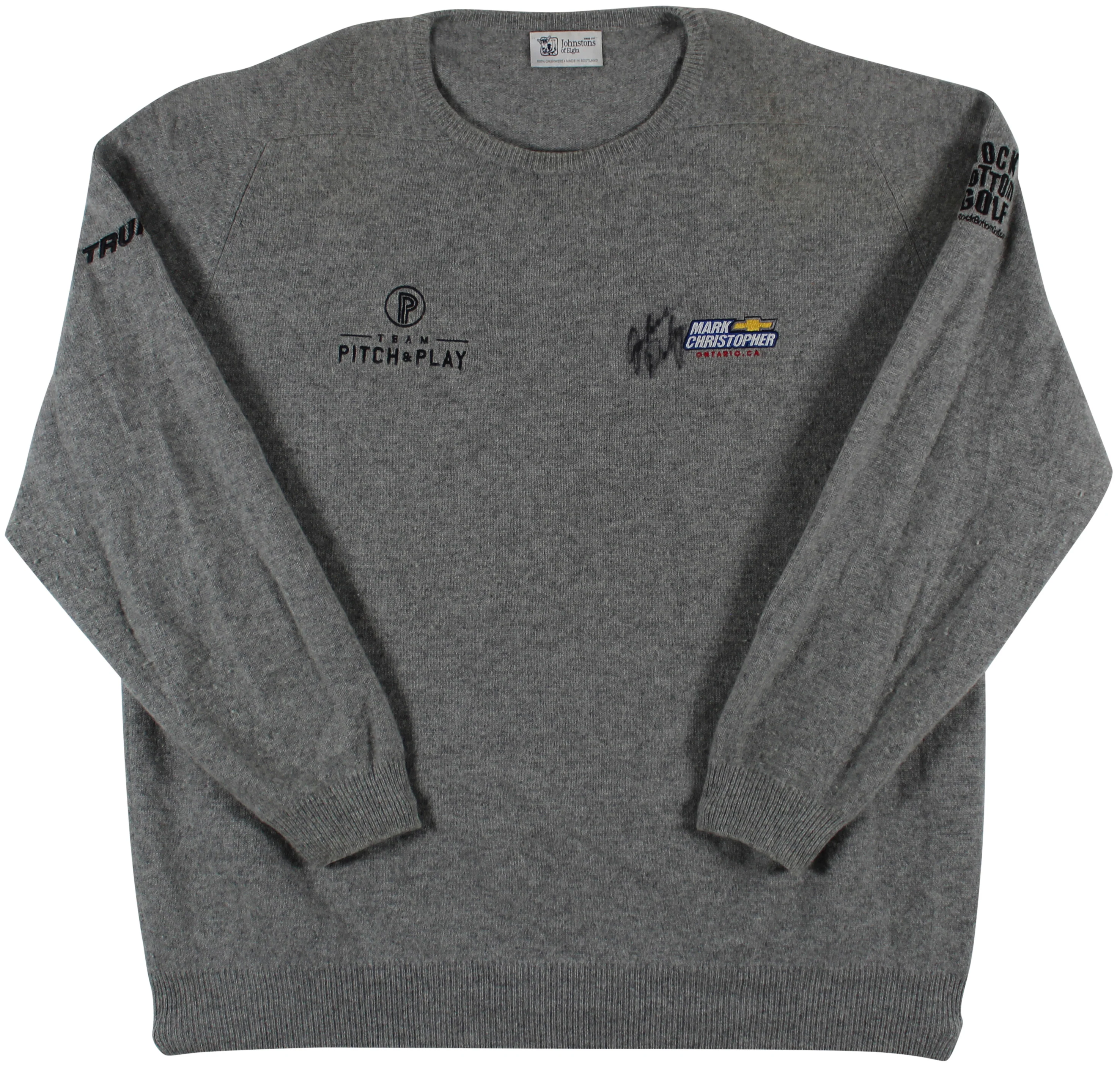 John Daly Signed Match Worn Johnstons of Elgin Cashmere Sweater BAS #BH00316 - Image 2