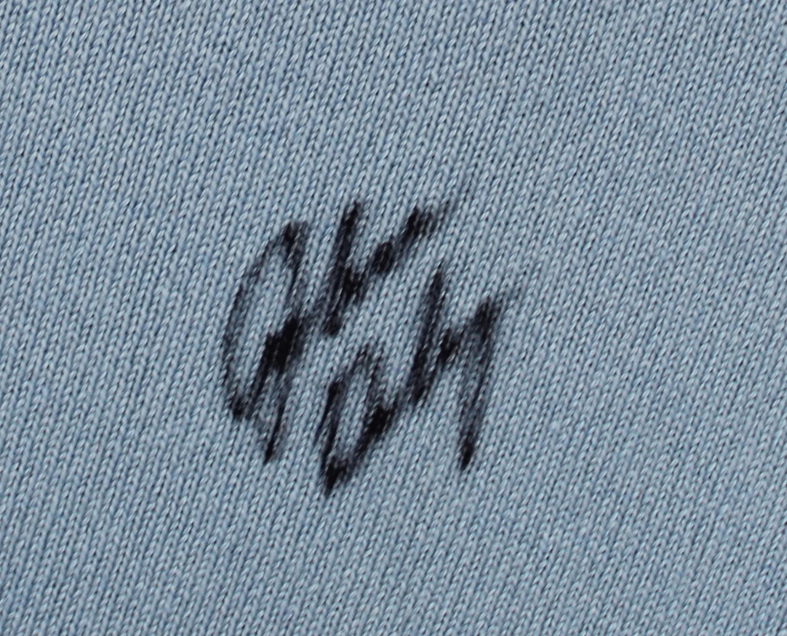 John Daly Signed Match Worn Light Blue Johnstons of Elgin Cashmere Sweater BAS - Image 3