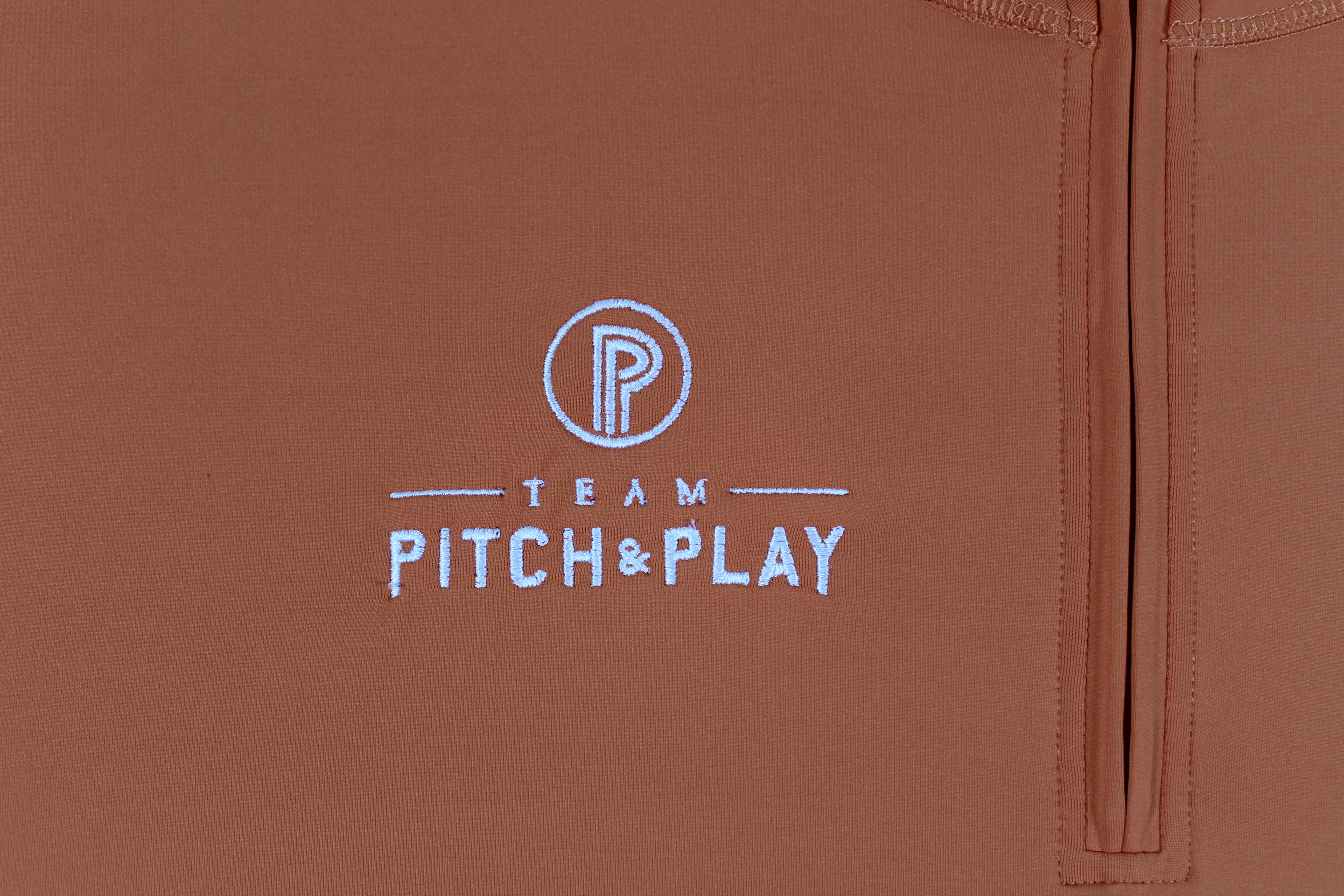 John Daly Signed Match Worn Orange Folds of Honor Quarter Zip Shirt BAS #BH00324 - Image 4