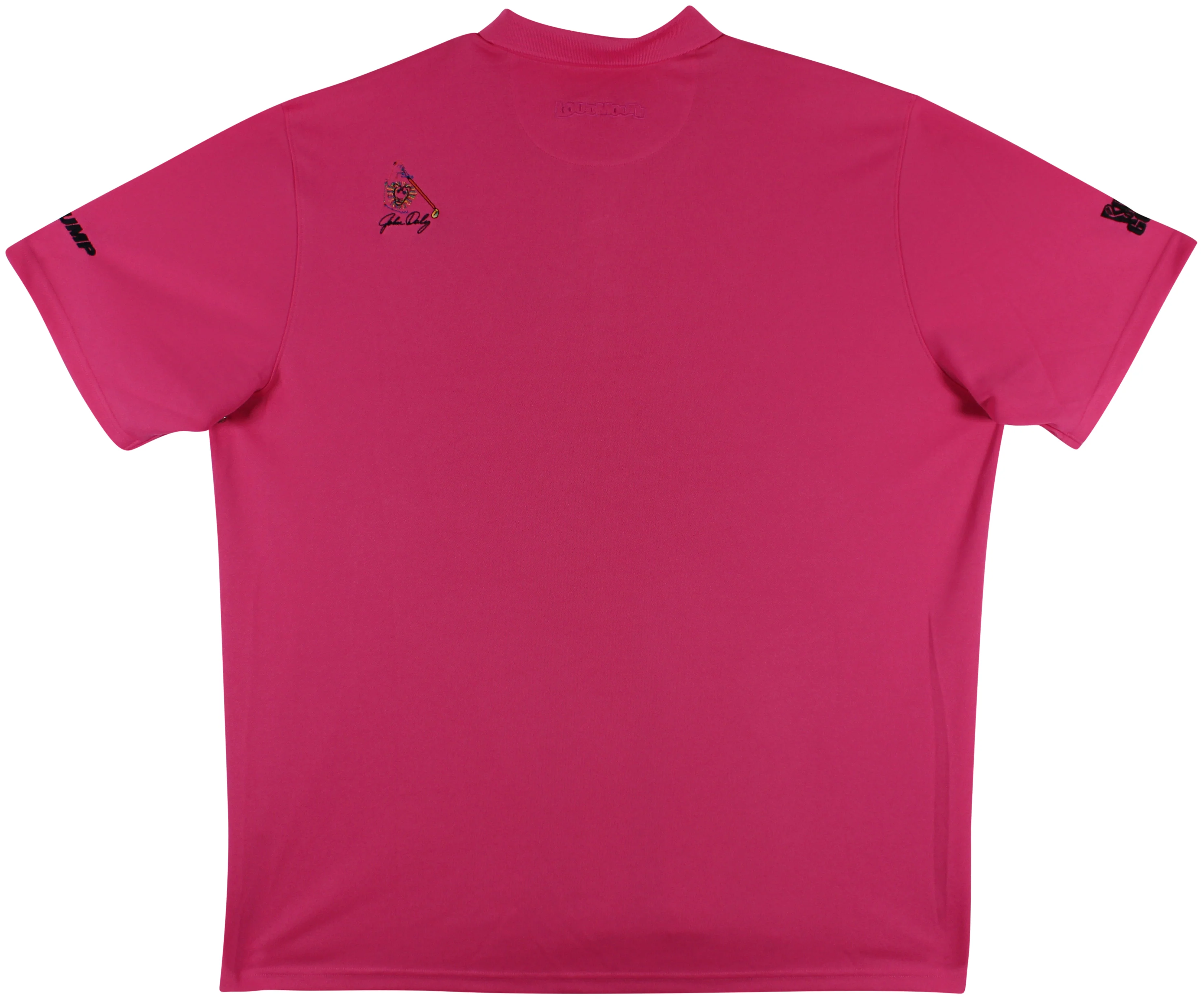 John Daly Signed Match Worn Pink FOH Loudmouth Polo Shirt BAS #JD36BH00342 - Image 4