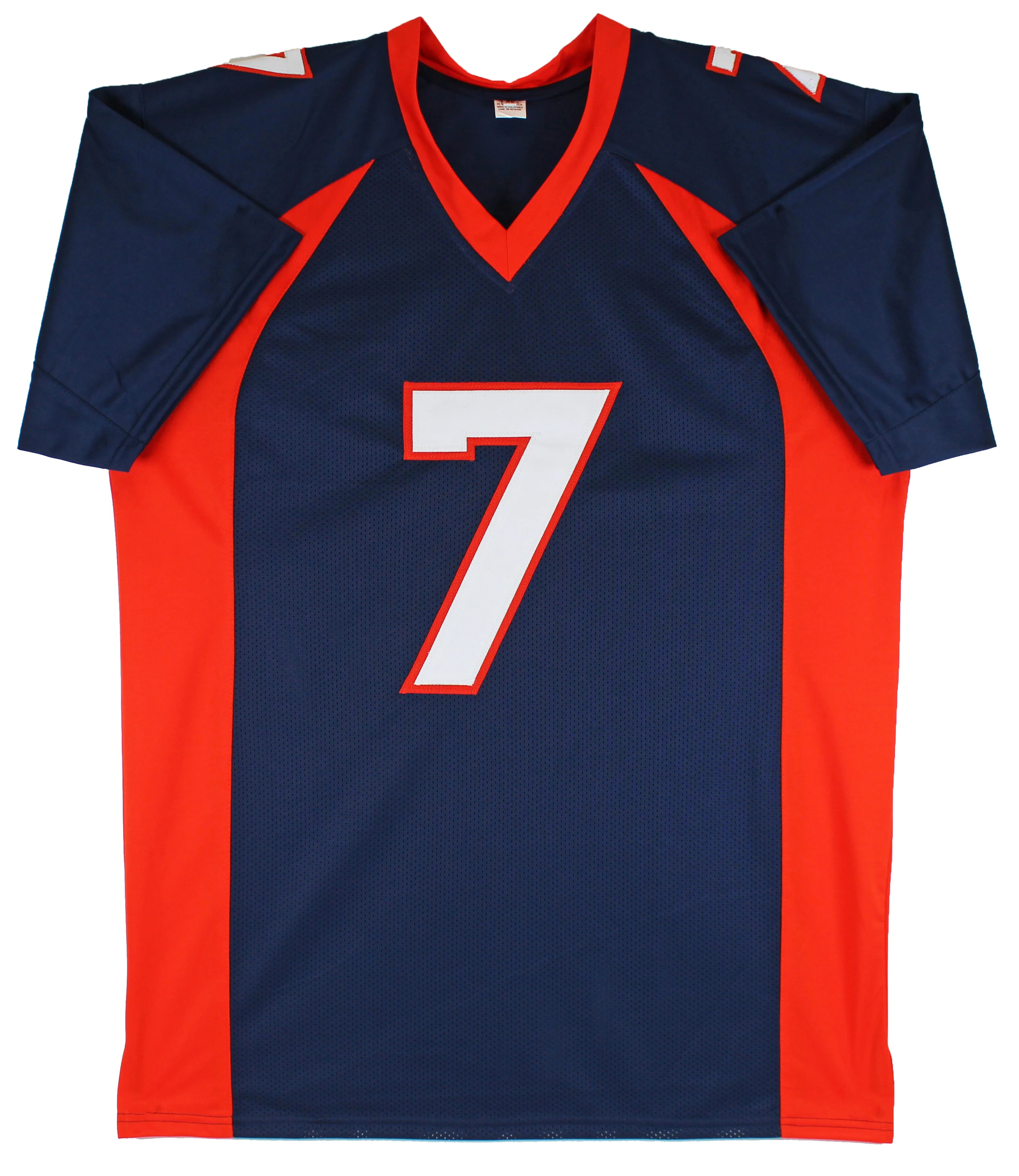 John Elway Authentic Signed Navy Blue Pro Style Jersey BAS Witnessed - Image 4