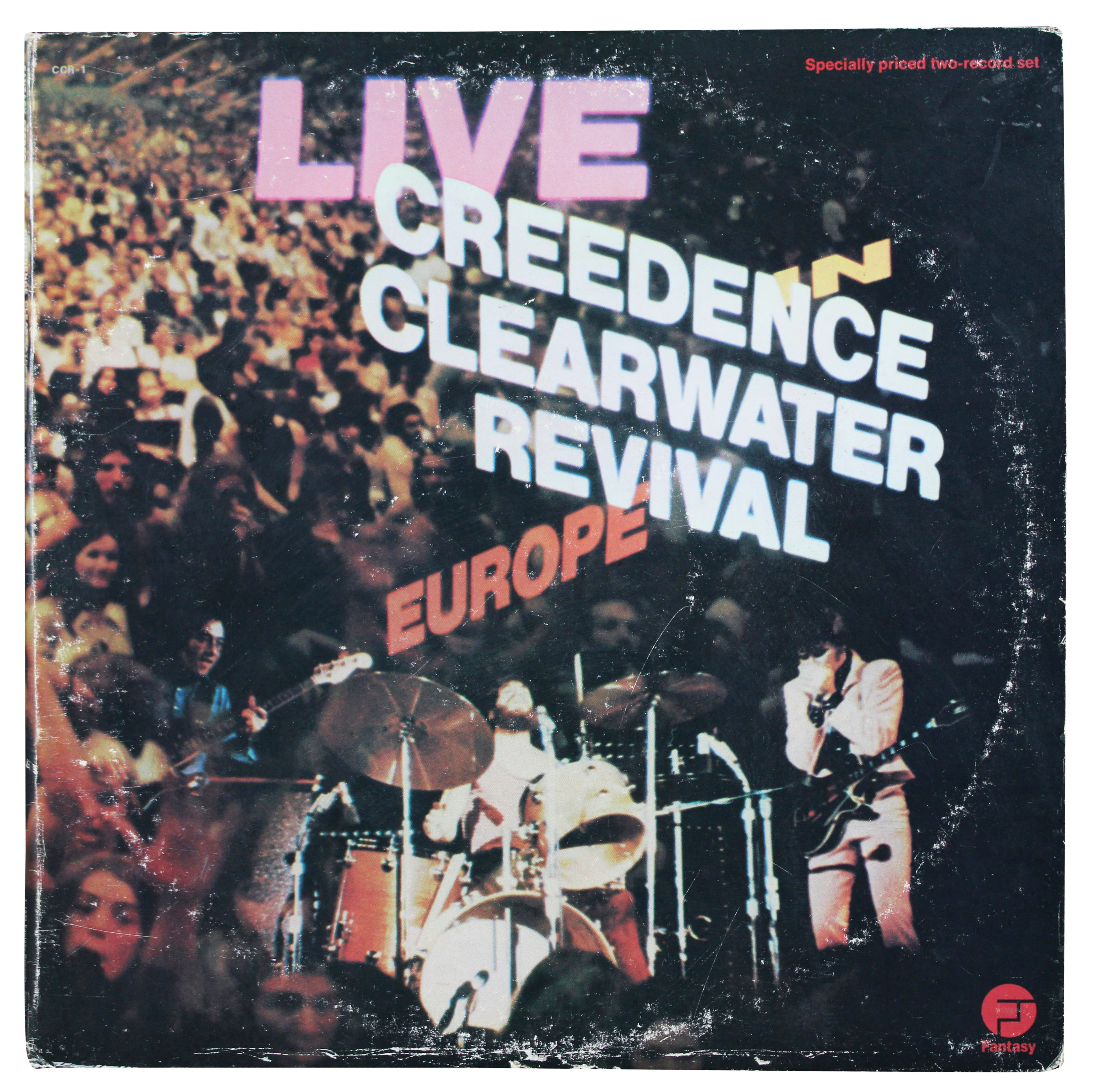 John Fogerty Creedence Clearwater Revival Signed Live in Europe Album JSA - Image 5