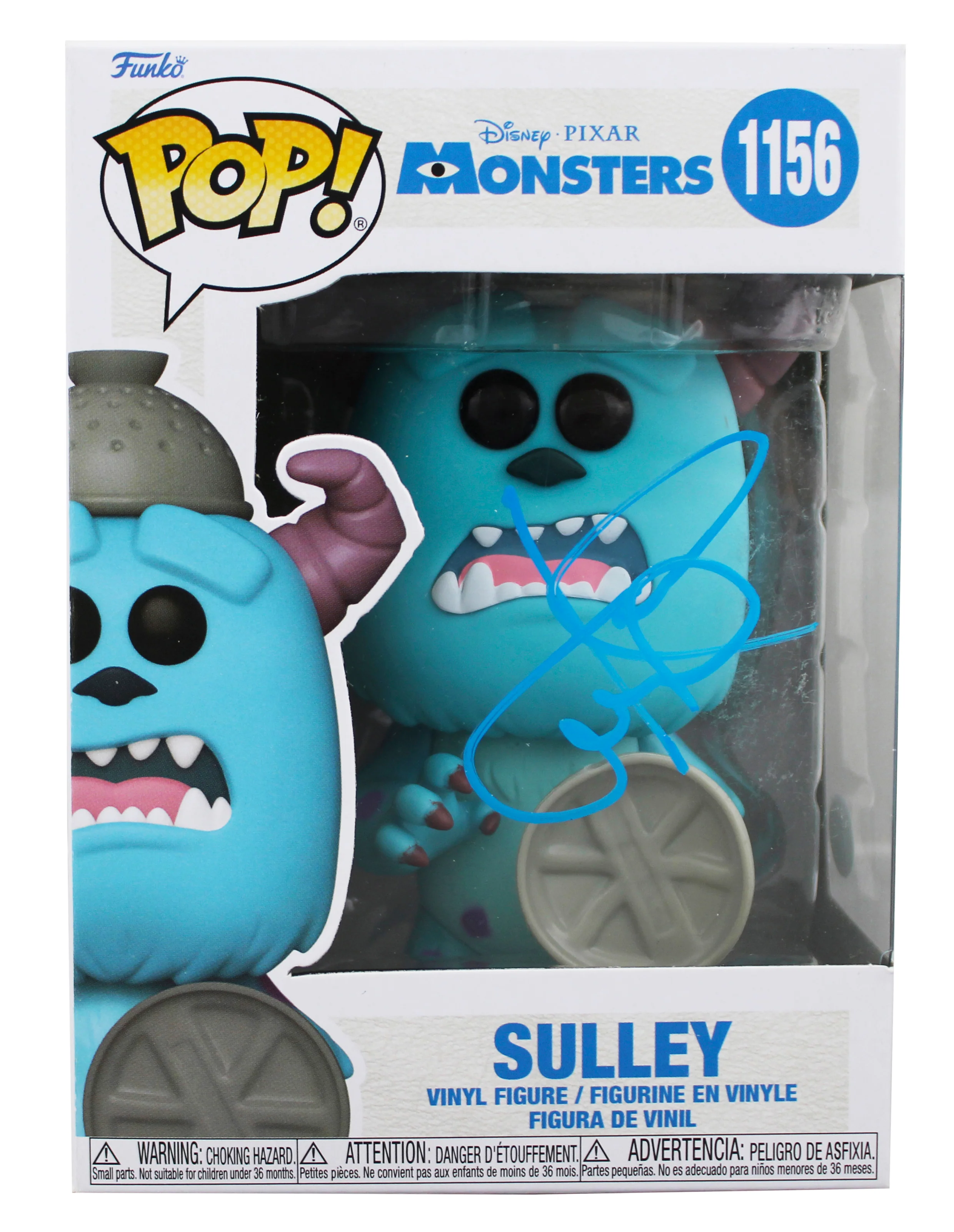 John Goodman Monsters Inc. Signed Sulley #1156 Funko Pop Figure JSA #AV10309 - Image 2