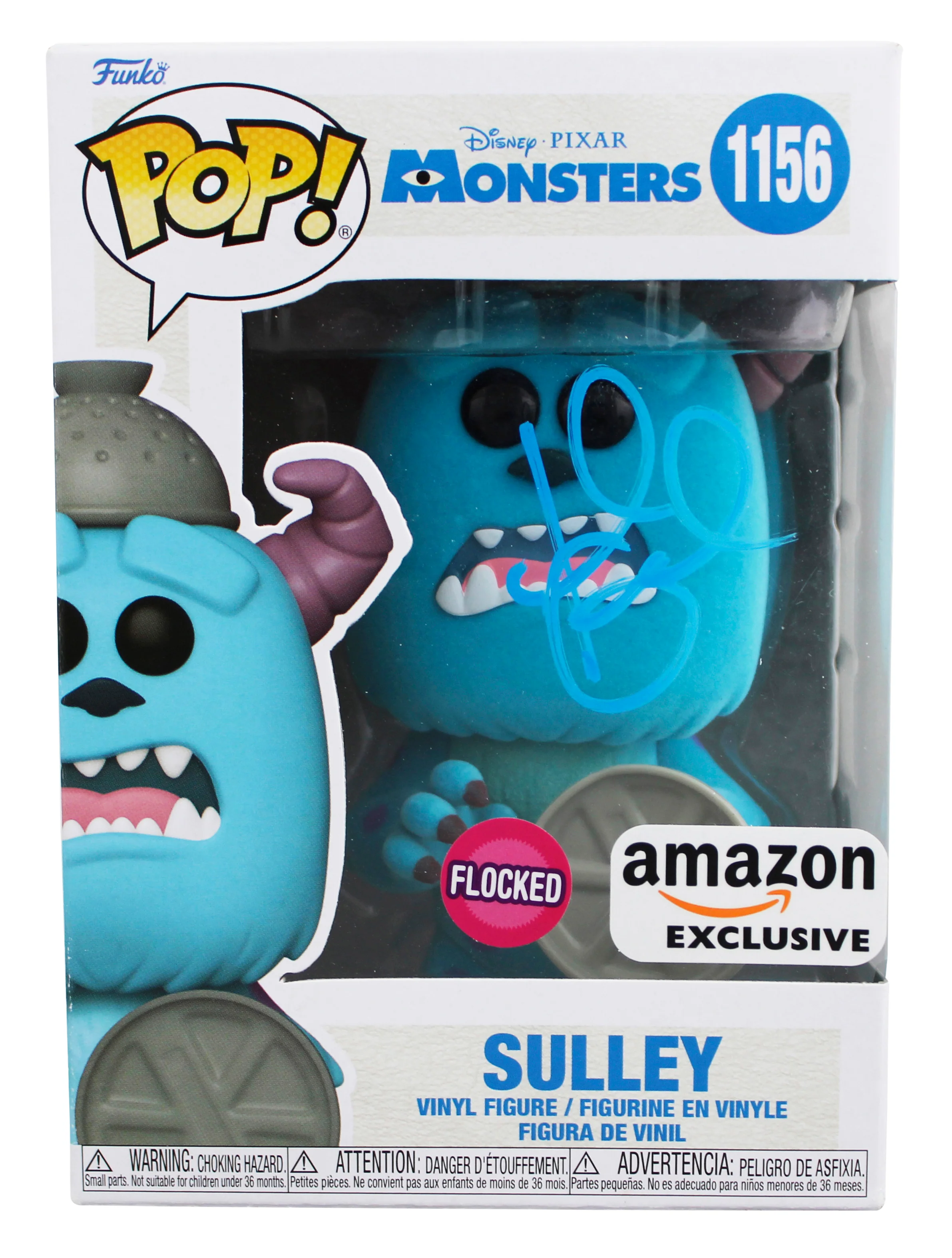 John Goodman Monsters Inc Signed Sully #1156 Funko Pop Vinyl Figure BAS #BP97897 - Image 2