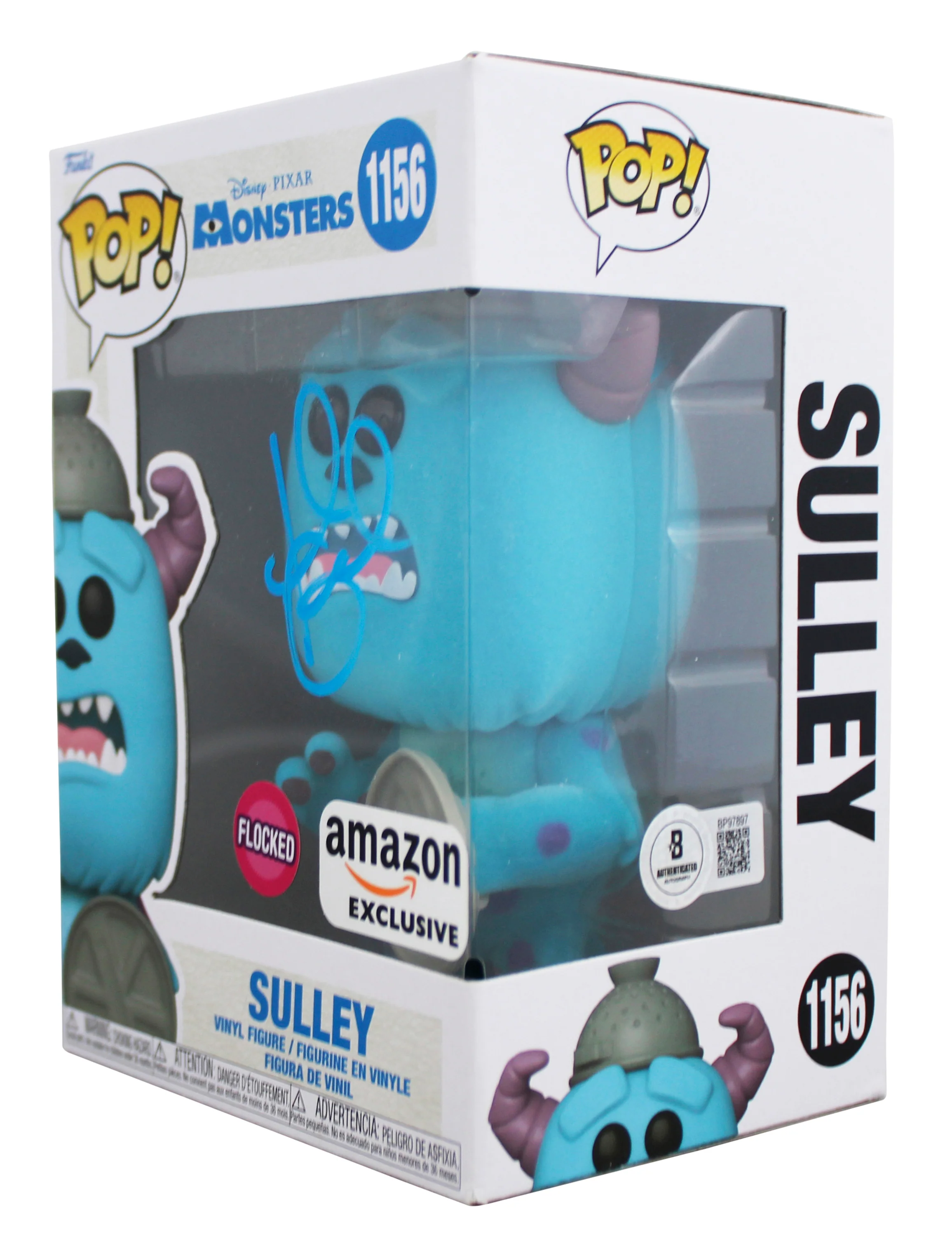 John Goodman Monsters Inc Signed Sully #1156 Funko Pop Vinyl Figure BAS #BP97897 - Image 3
