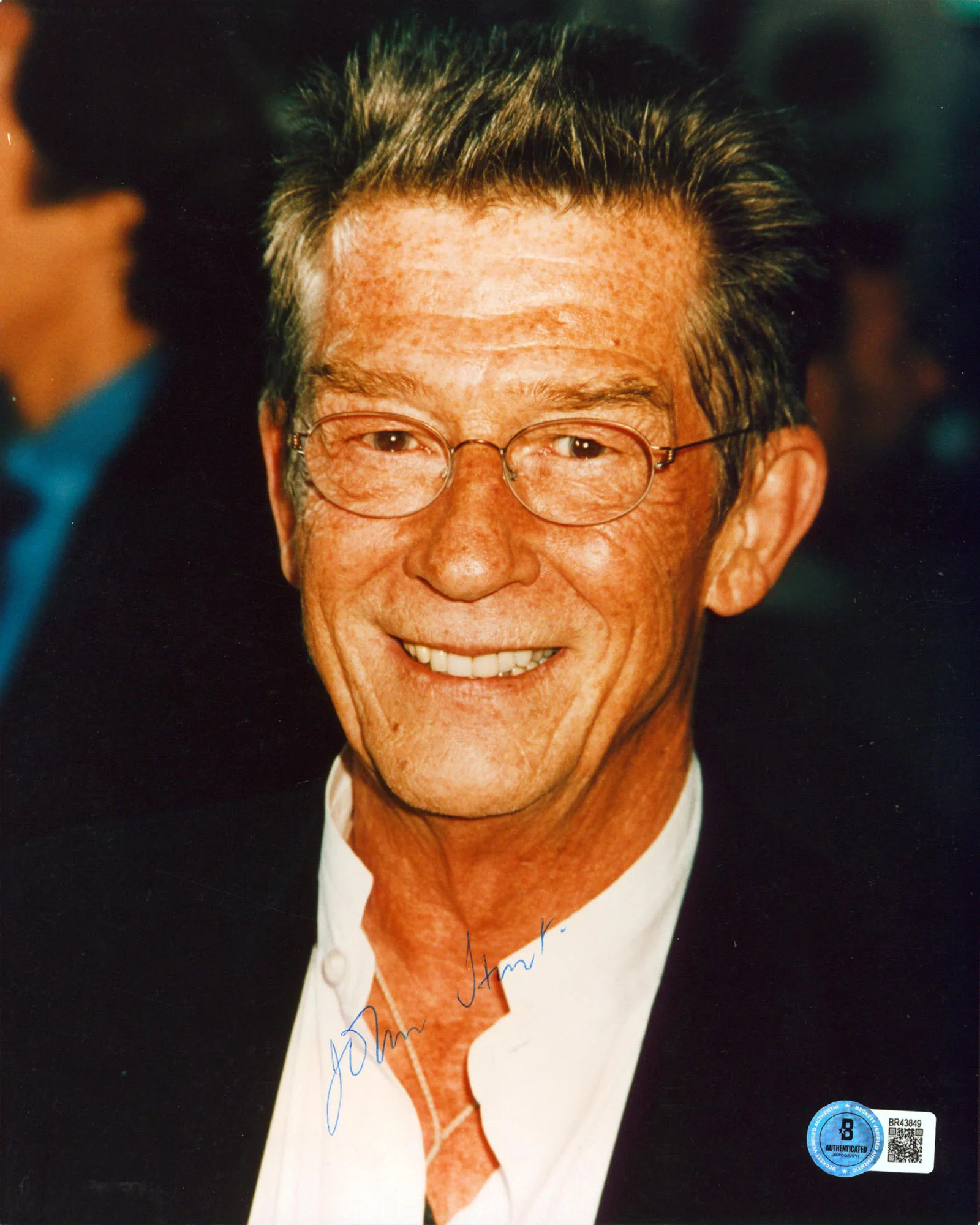 John Hurt 1984 Authentic Signed 8x10 Vertical Photo Autographed BAS #BR43849