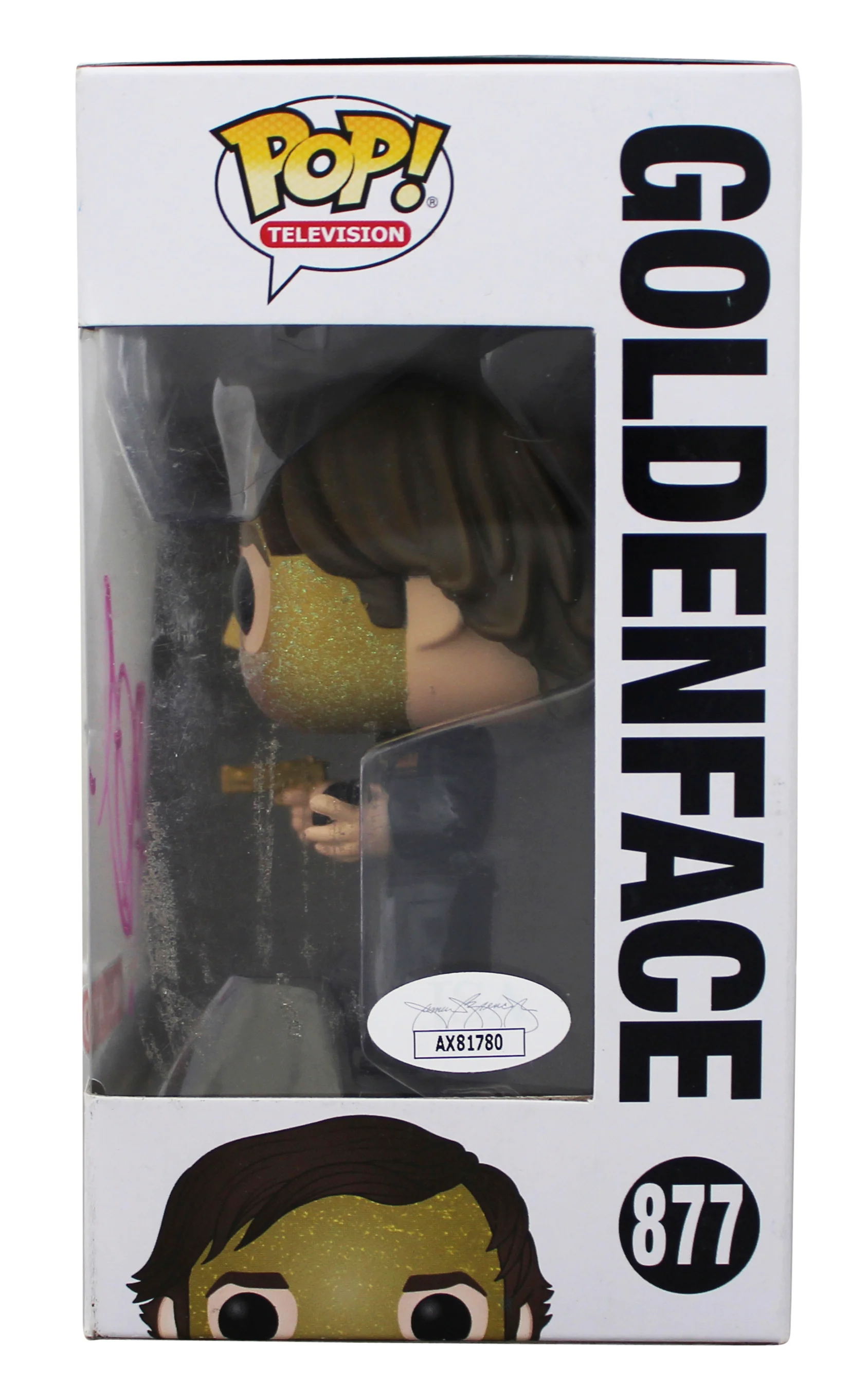 John Krasinski The Office Signed Goldenface Funko Pop Vinyl Figure JSA #AX81780 - Image 4