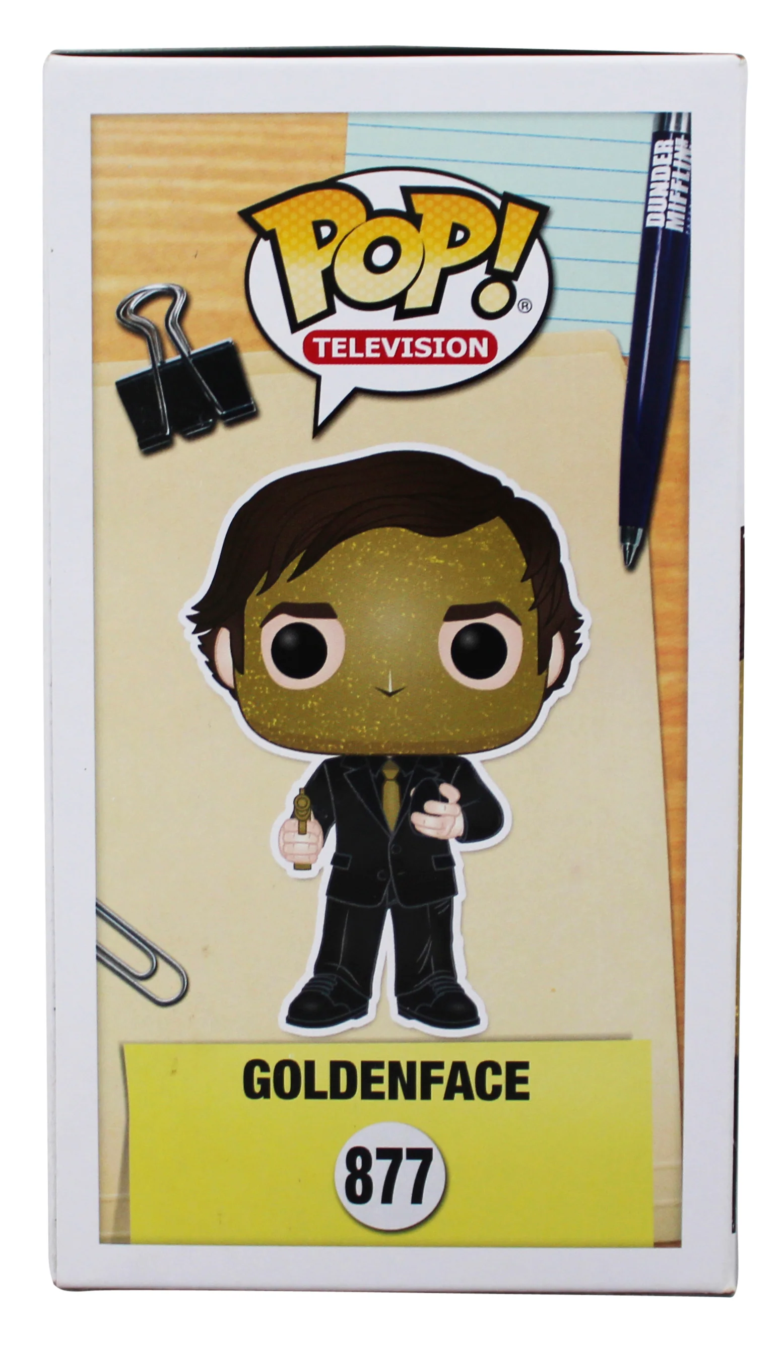 John Krasinski The Office Signed Goldenface Funko Pop Vinyl Figure JSA #AX81780 - Image 6