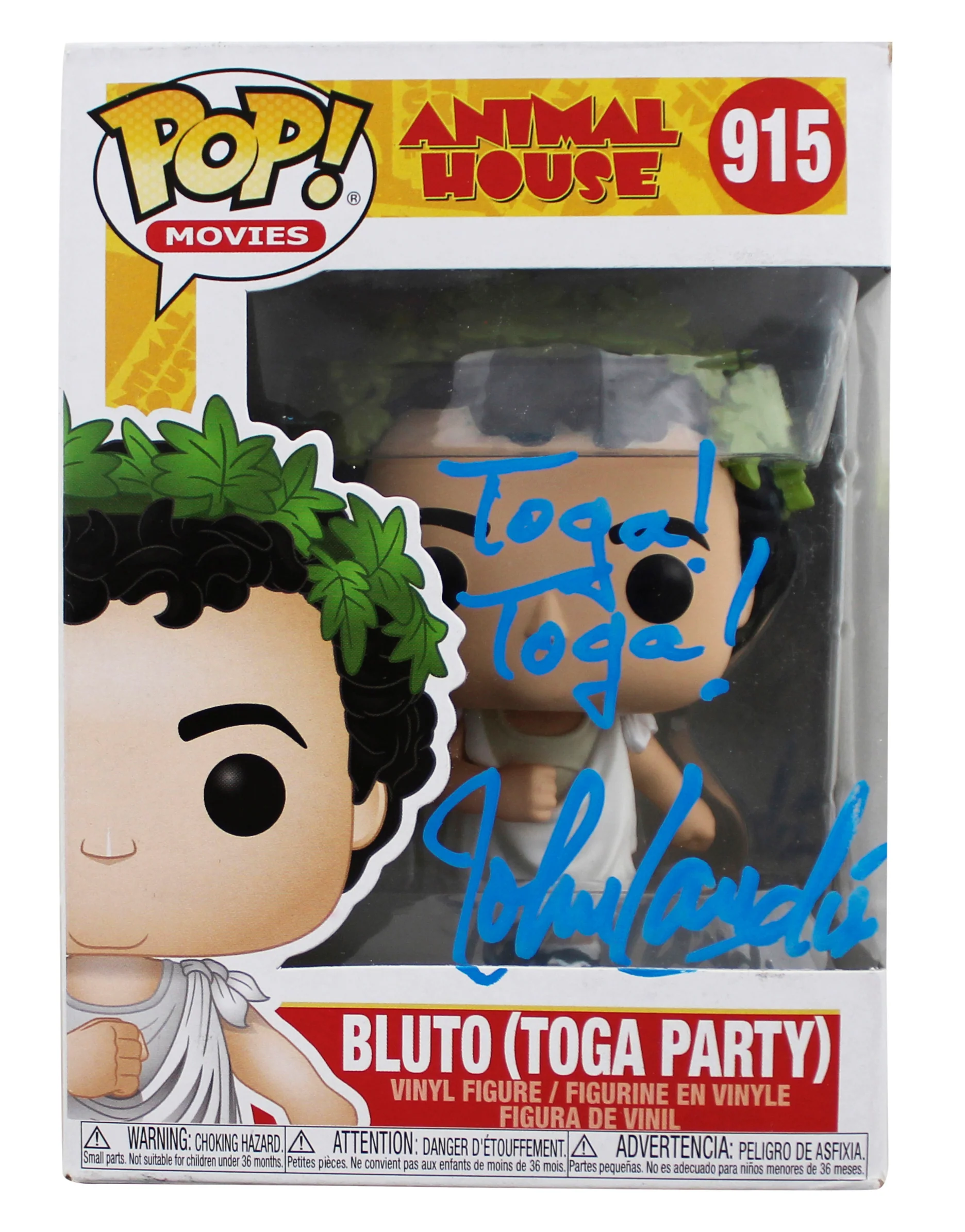 John Landis Animal House "Toga!" Signed #915 Funko Pop Figure PSA/DNA #AI53513 - Image 2