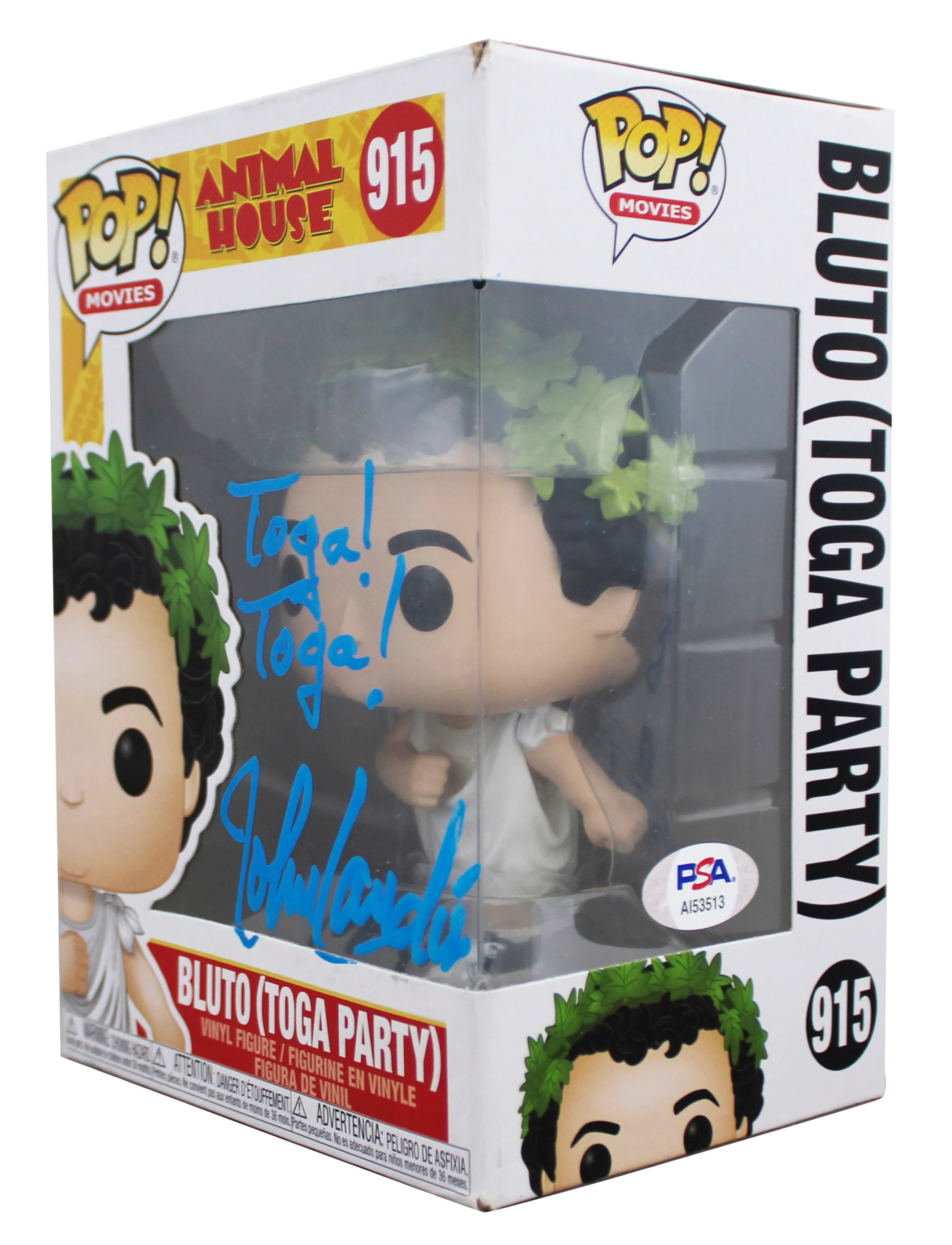 John Landis Animal House "Toga!" Signed #915 Funko Pop Figure PSA/DNA #AI53513 - Image 3
