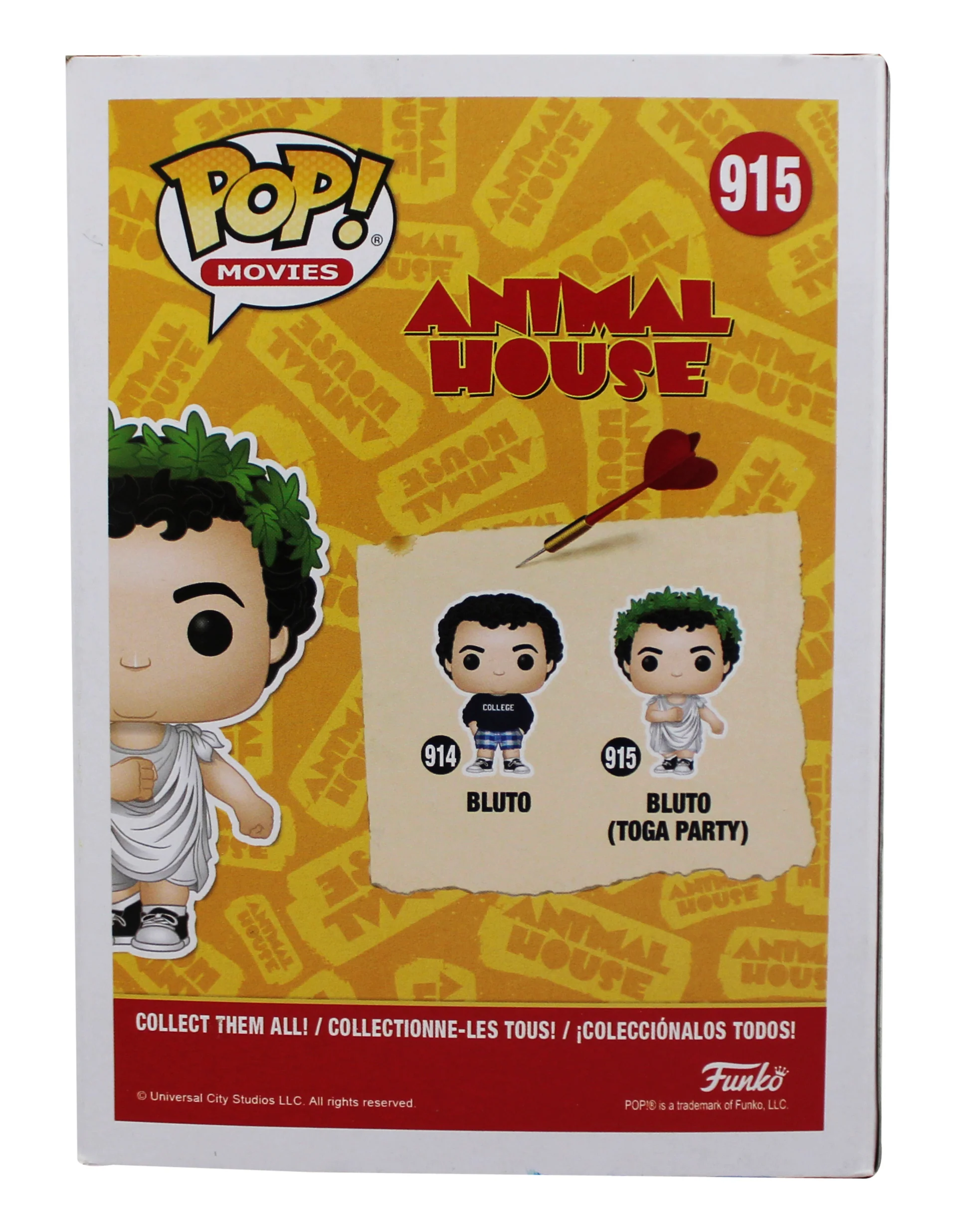 John Landis Animal House "Toga!" Signed #915 Funko Pop Figure PSA/DNA #AI53513 - Image 5