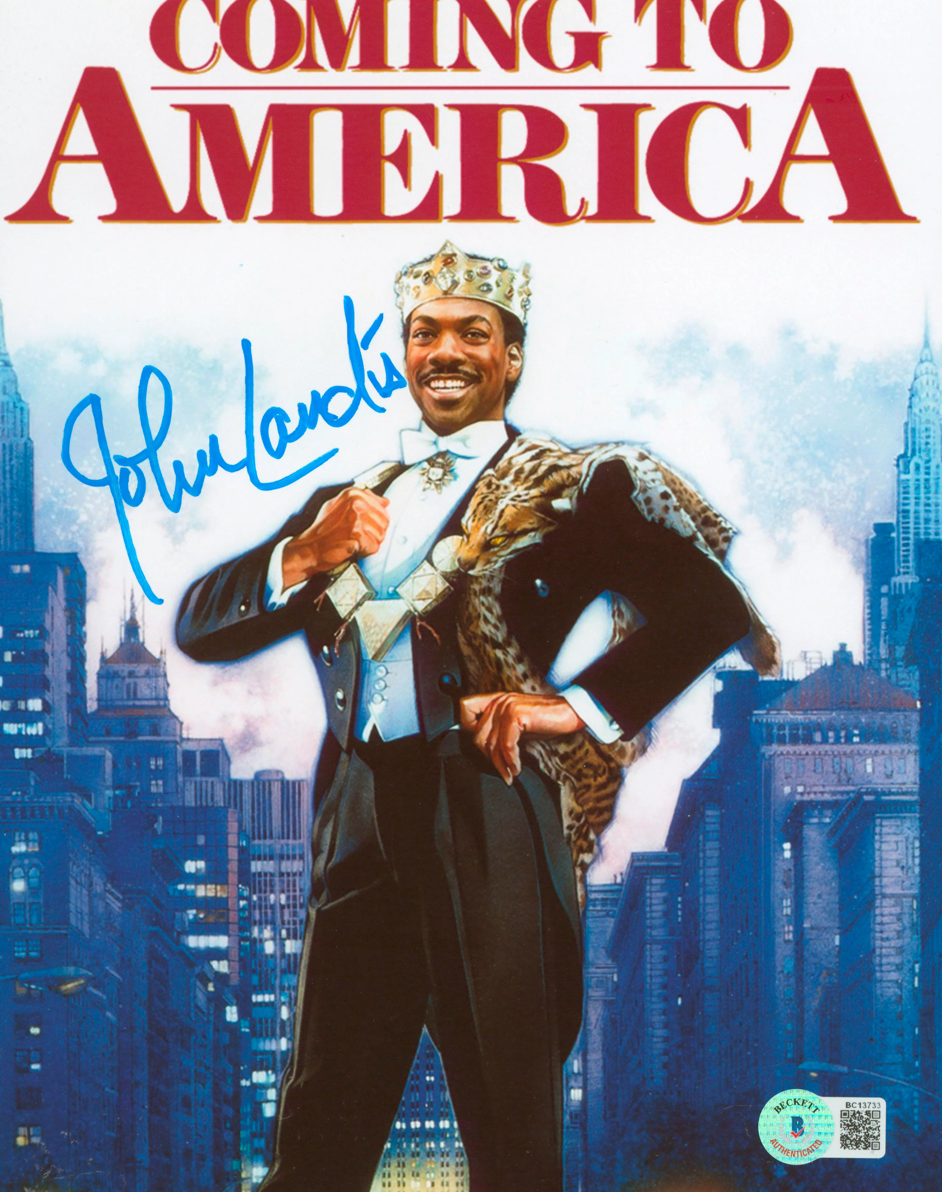 John Landis Coming to America Authentic Signed 8x10 Photo BAS #BC13733 - Image 2