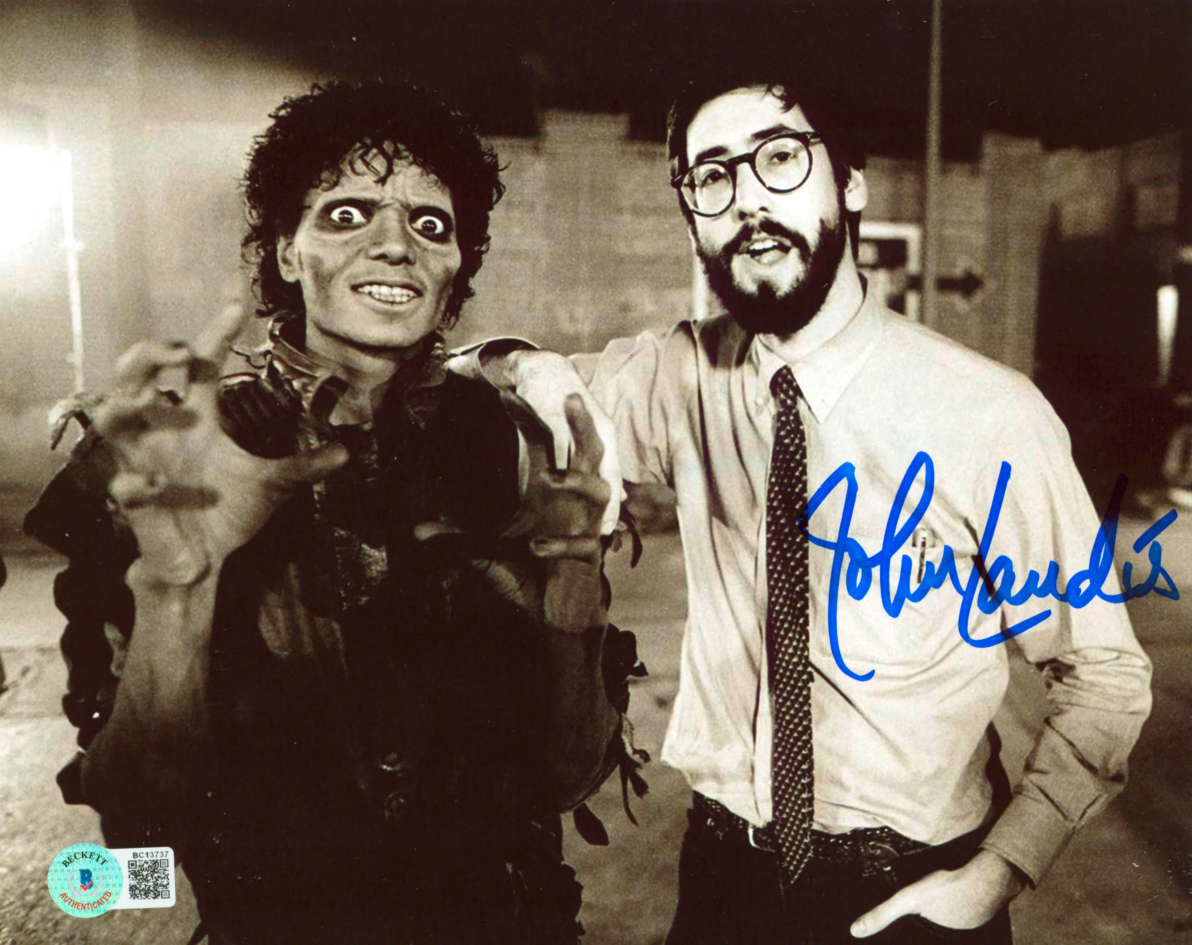 John Landis The Blues Brothers Authentic Signed 8x10 Photo BAS #BC13737 - Image 2