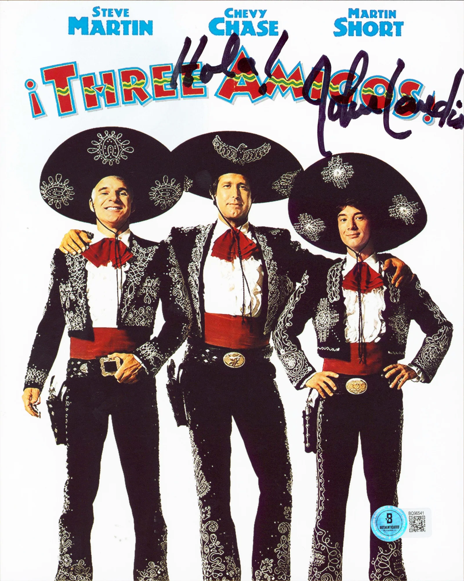 John Landis Three Amigos! "Hola!" Signed 8x10 Vertical Photo BAS #BQ96541 - Image 2