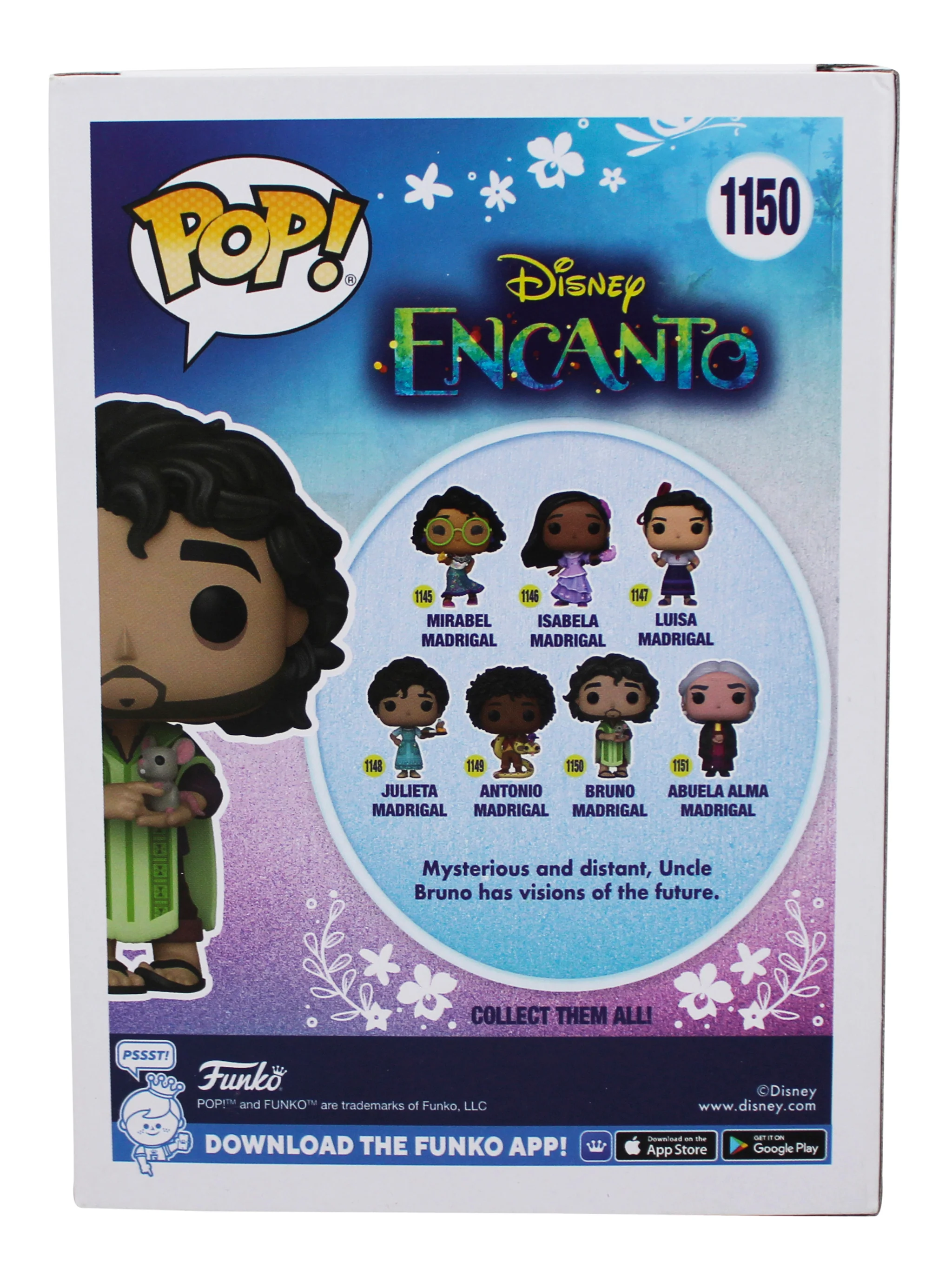 John Leguizamo Encanto Signed Bruno Madrigal #1150 Funko Pop Vinyl Figure BAS - Image 6