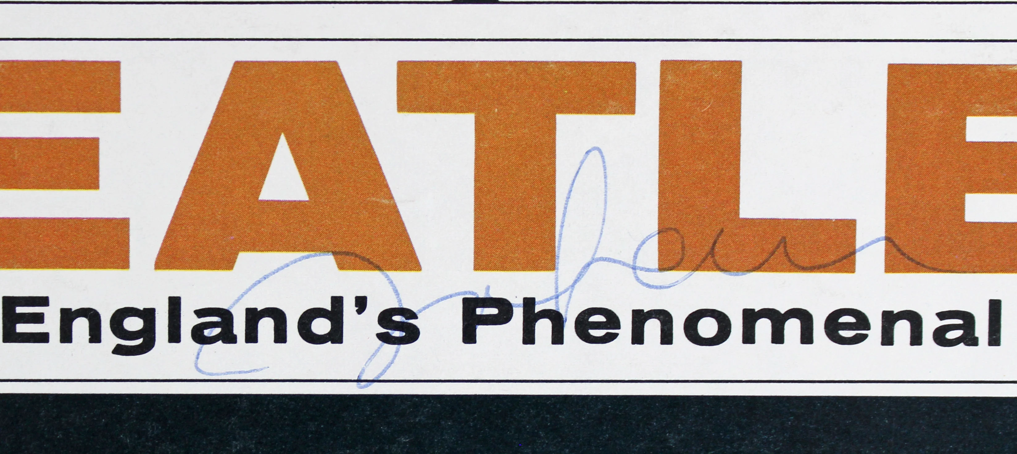 John Lennon Authentic Signed Meet The Beatles Album Cover Caiazzo & BAS #A57923 - Image 3
