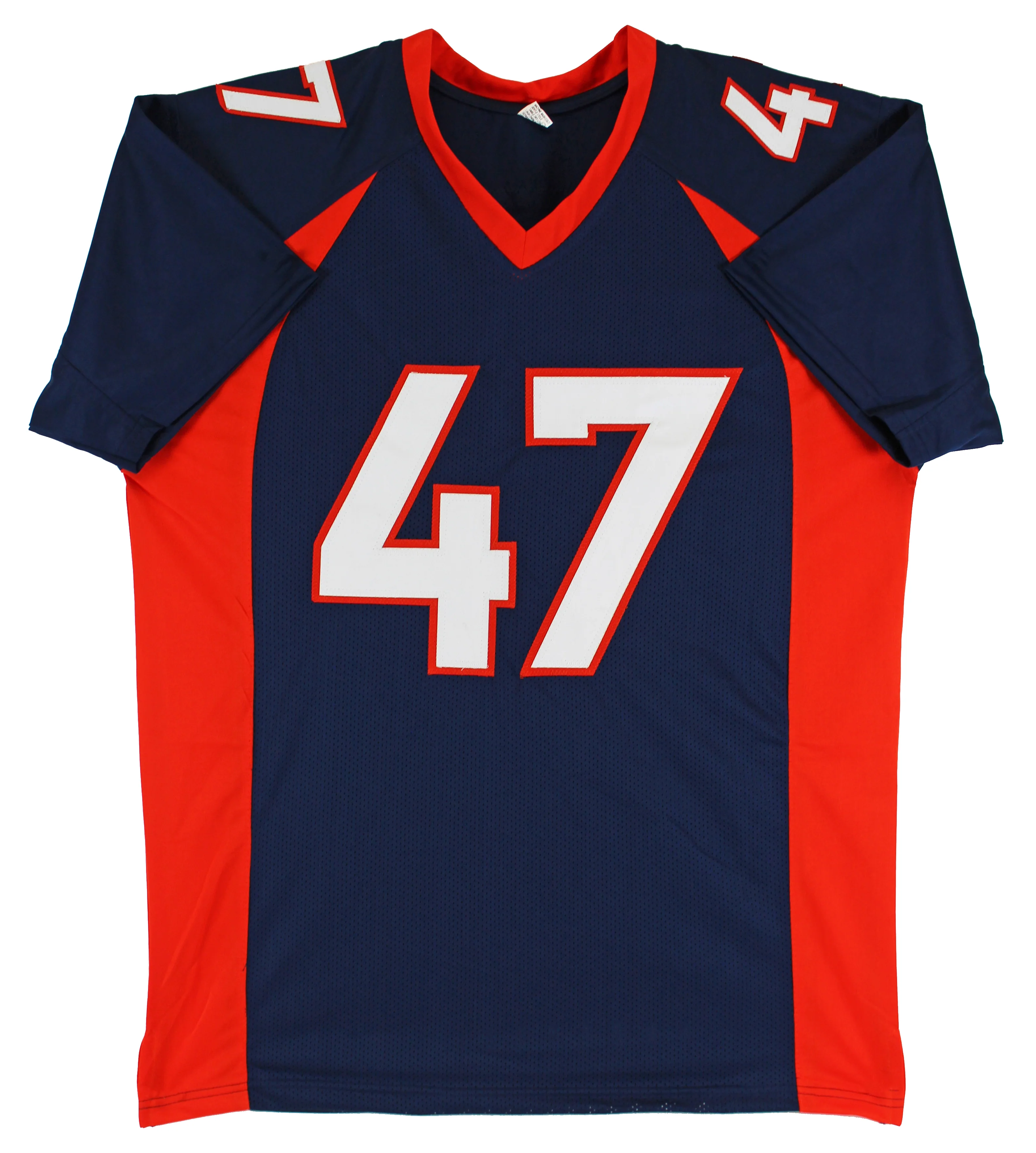 John Lynch Authentic Signed Navy Blue Pro Style Jersey Autographed BAS Witnessed - Image 4