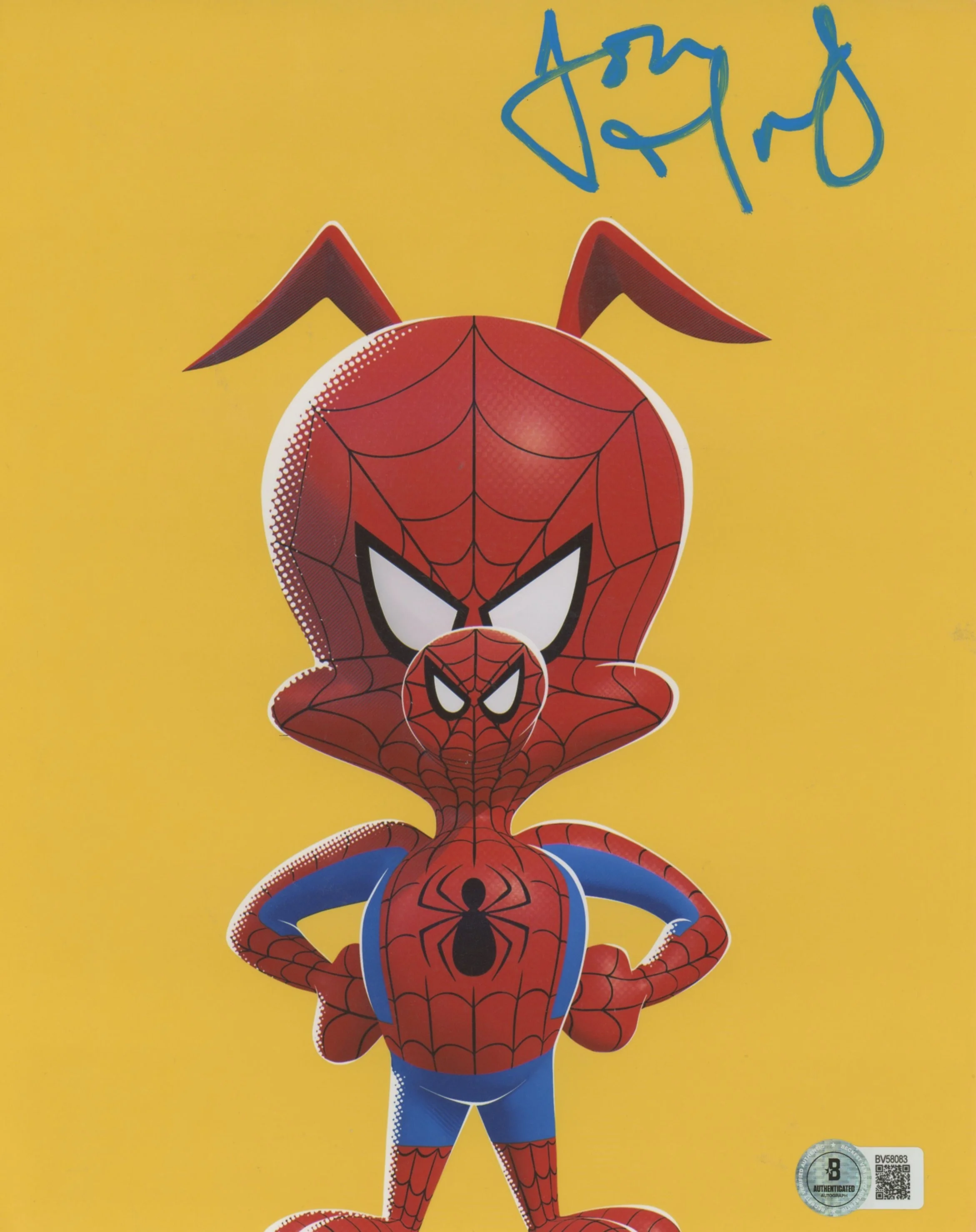 John Mulaney Spider-Man: Into The Spider-Verse Signed 8x10 Photo BAS #BV58083