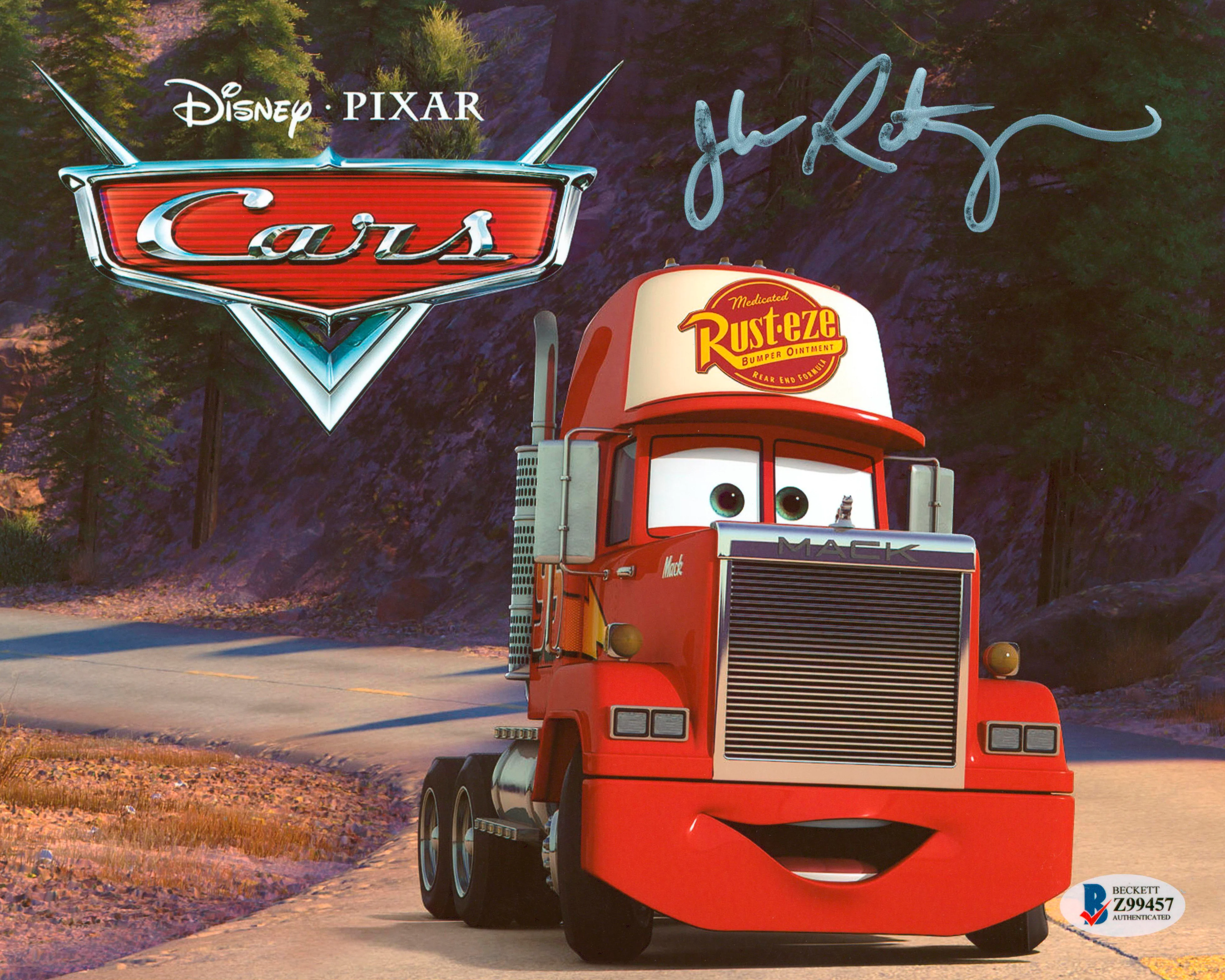 John Ratzenberger Cars Authentic Signed 8x10 Photo Autographed BAS #Z99457 - Image 2