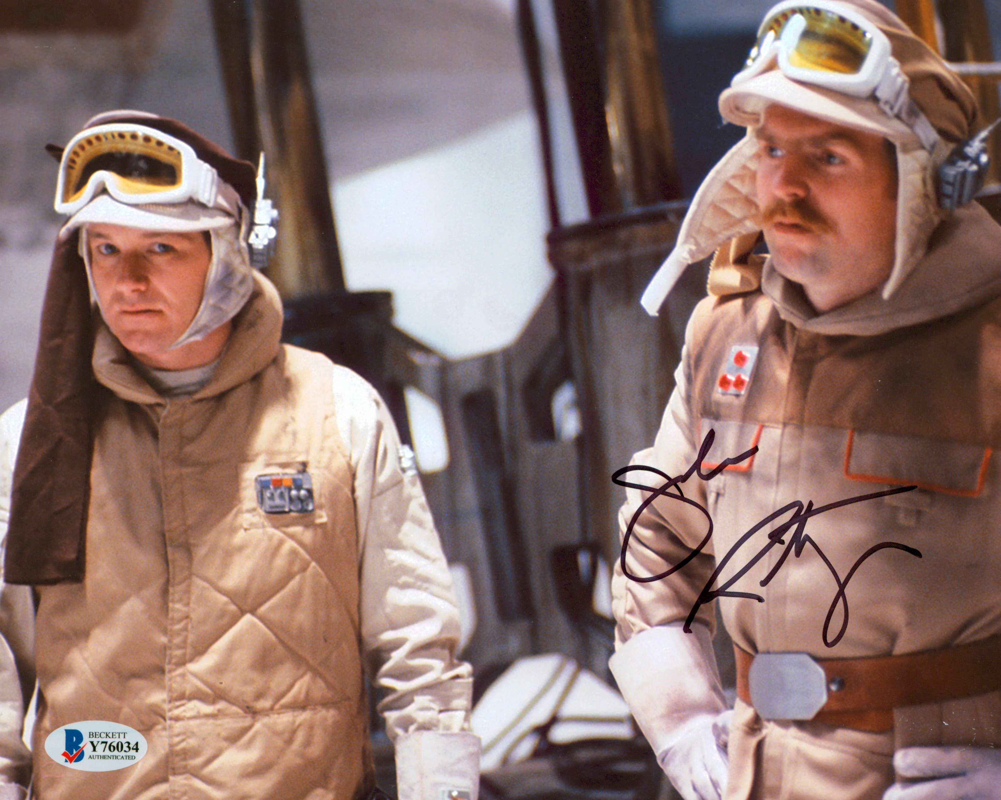 John Ratzenberger Star Wars Empire Strikes Back Signed 8x10 Photo BAS #Y76034 - Image 2