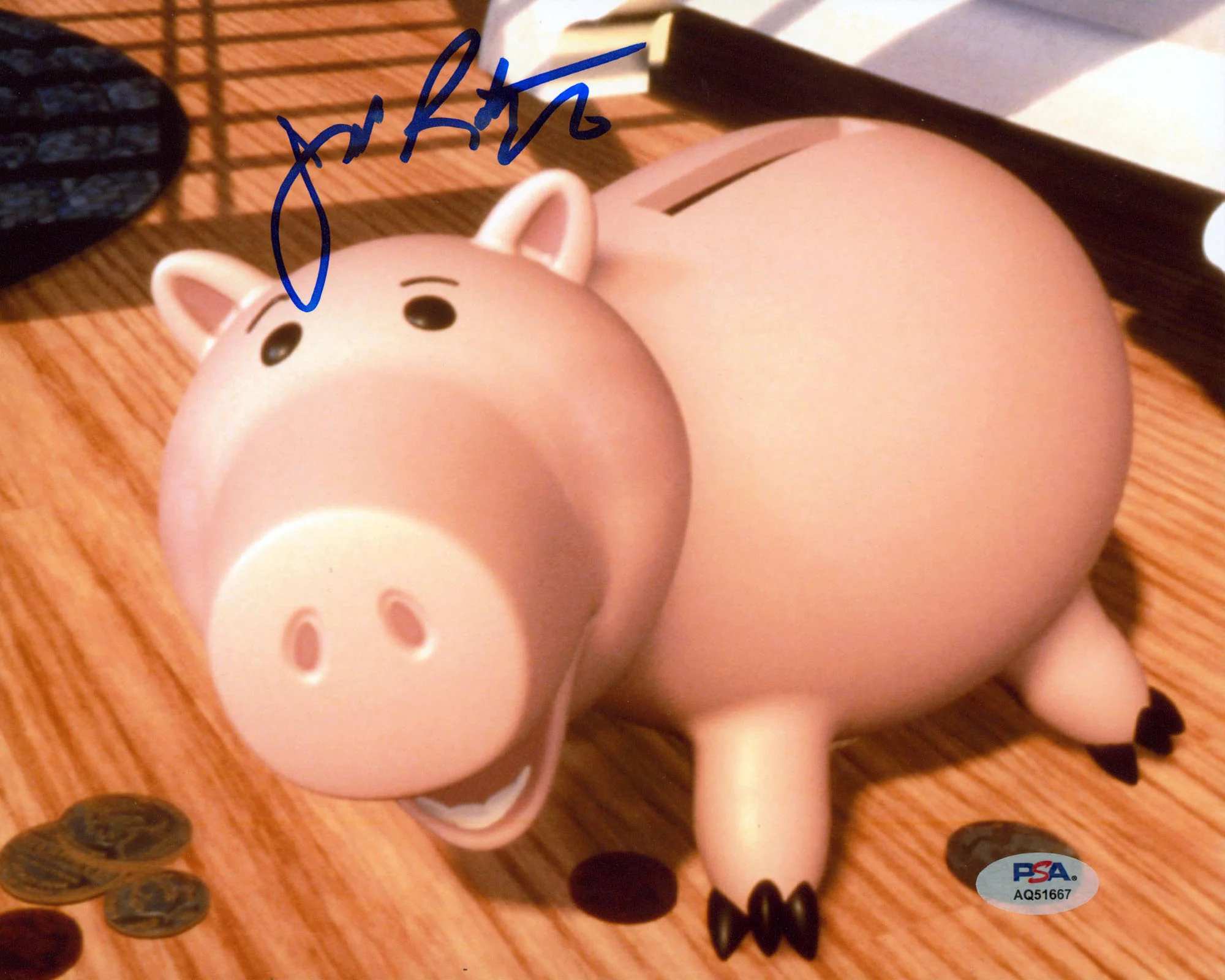John Ratzenberger Toy Story Authentic Signed 8x10 Horizontal Photo PSA/DNA 1