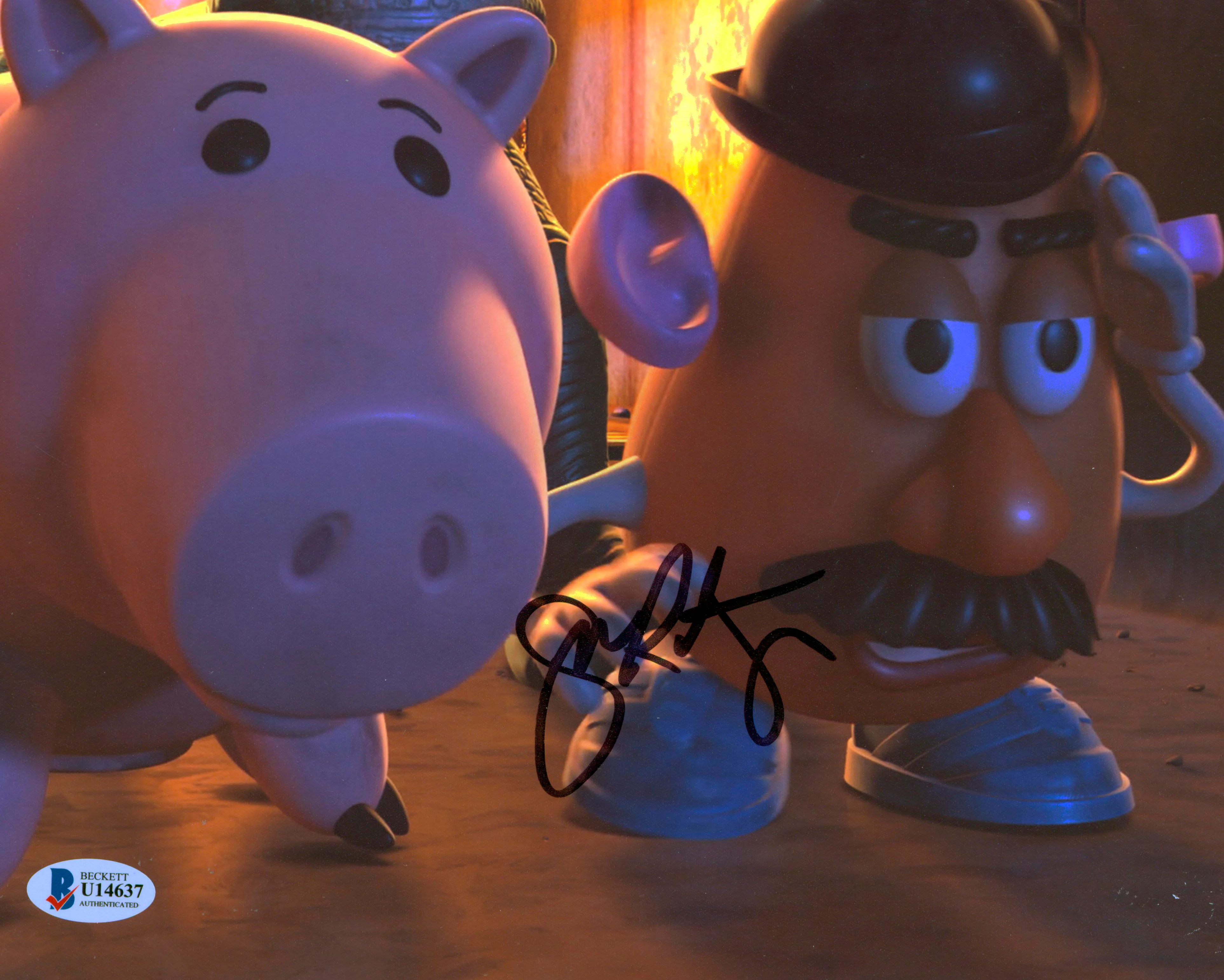 John Ratzenberger Toy Story Authentic Signed 8x10 Photo Autographed BAS #U14637 - Image 2
