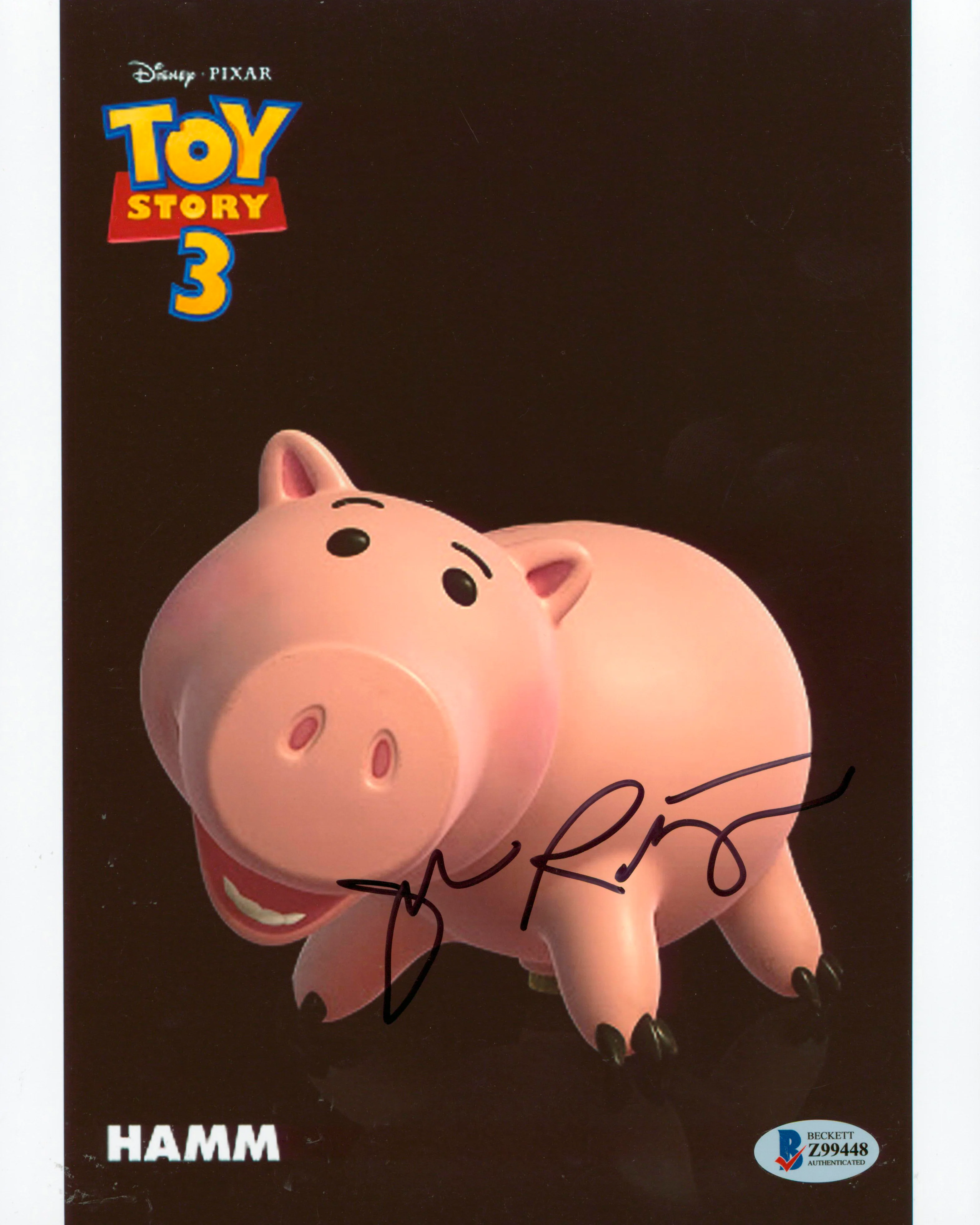 John Ratzenberger Toy Story Authentic Signed 8x10 Photo Autographed BAS #Z99448 - Image 2