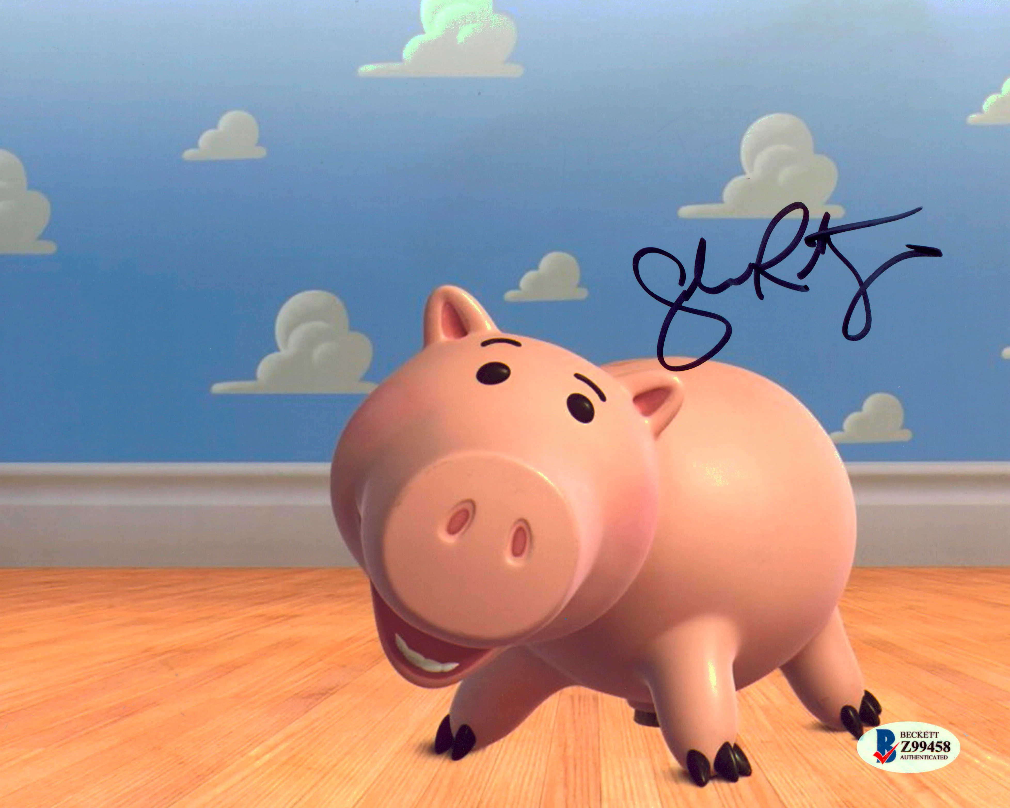 John Ratzenberger Toy Story Authentic Signed 8x10 Photo Autographed BAS #Z99458 - Image 2