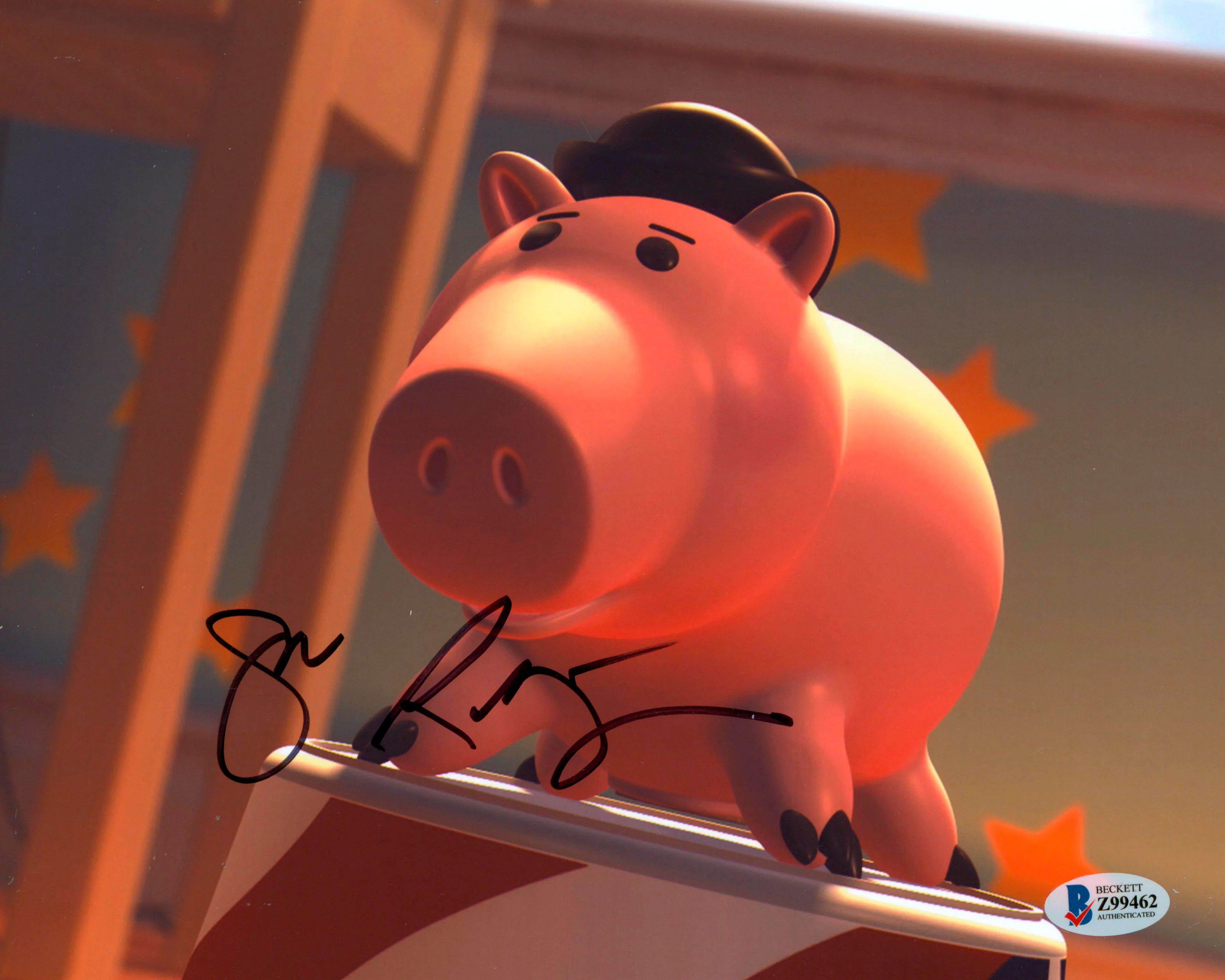 John Ratzenberger Toy Story Authentic Signed 8x10 Photo Autographed BAS #Z99462 - Image 2