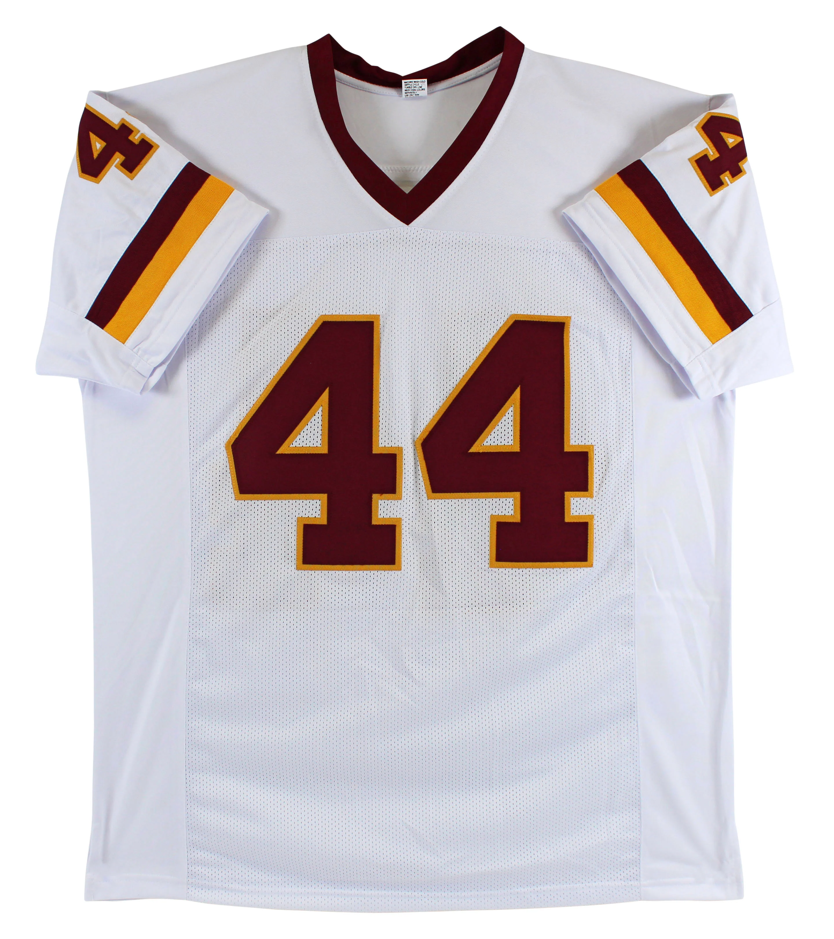 John Riggins Authentic Signed White Pro Style Jersey Autographed BAS Witnessed - Image 4
