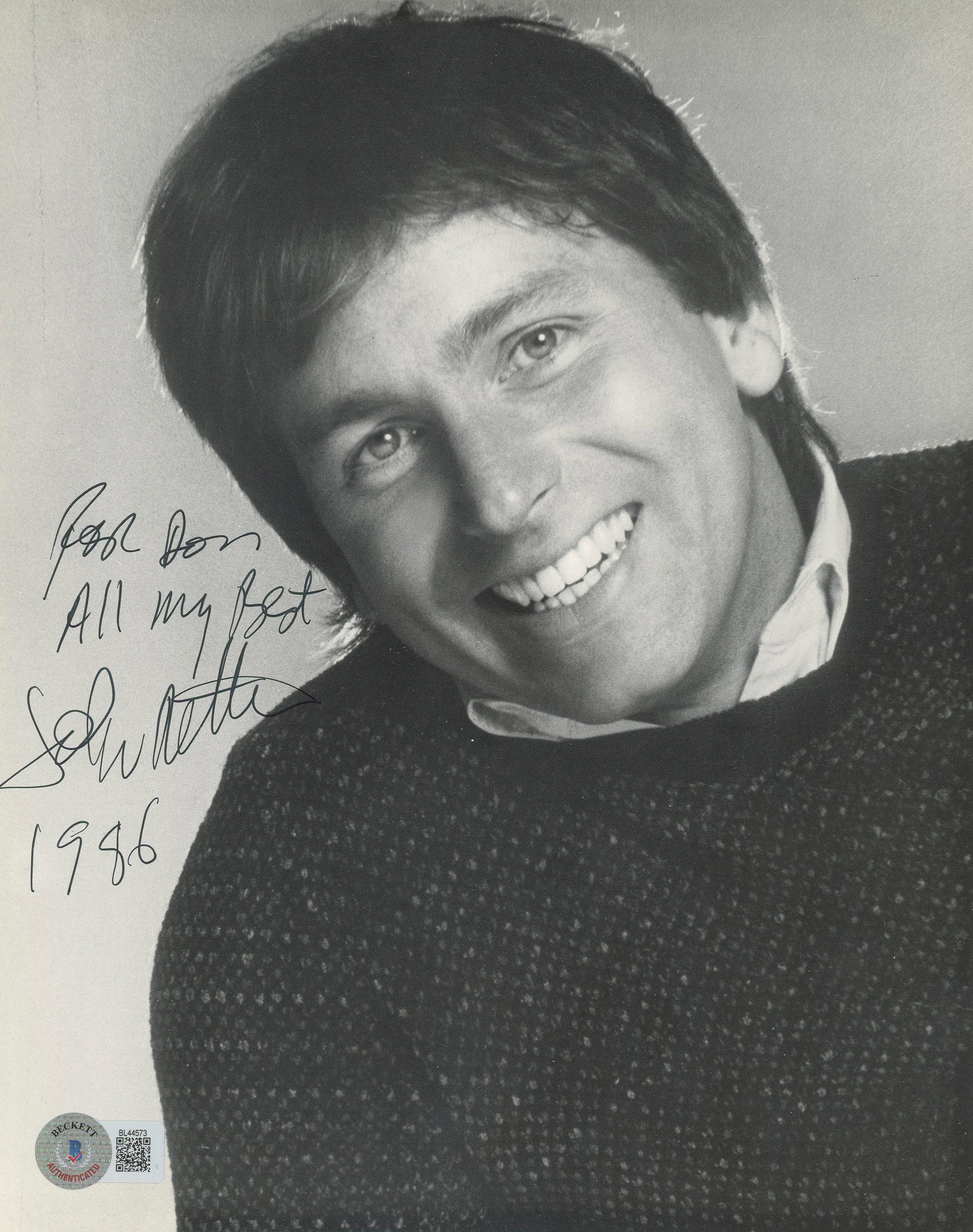 John Ritter Three's Company "For Don All My Best" Signed 8x10 Photo BAS #BL44573 - Image 2
