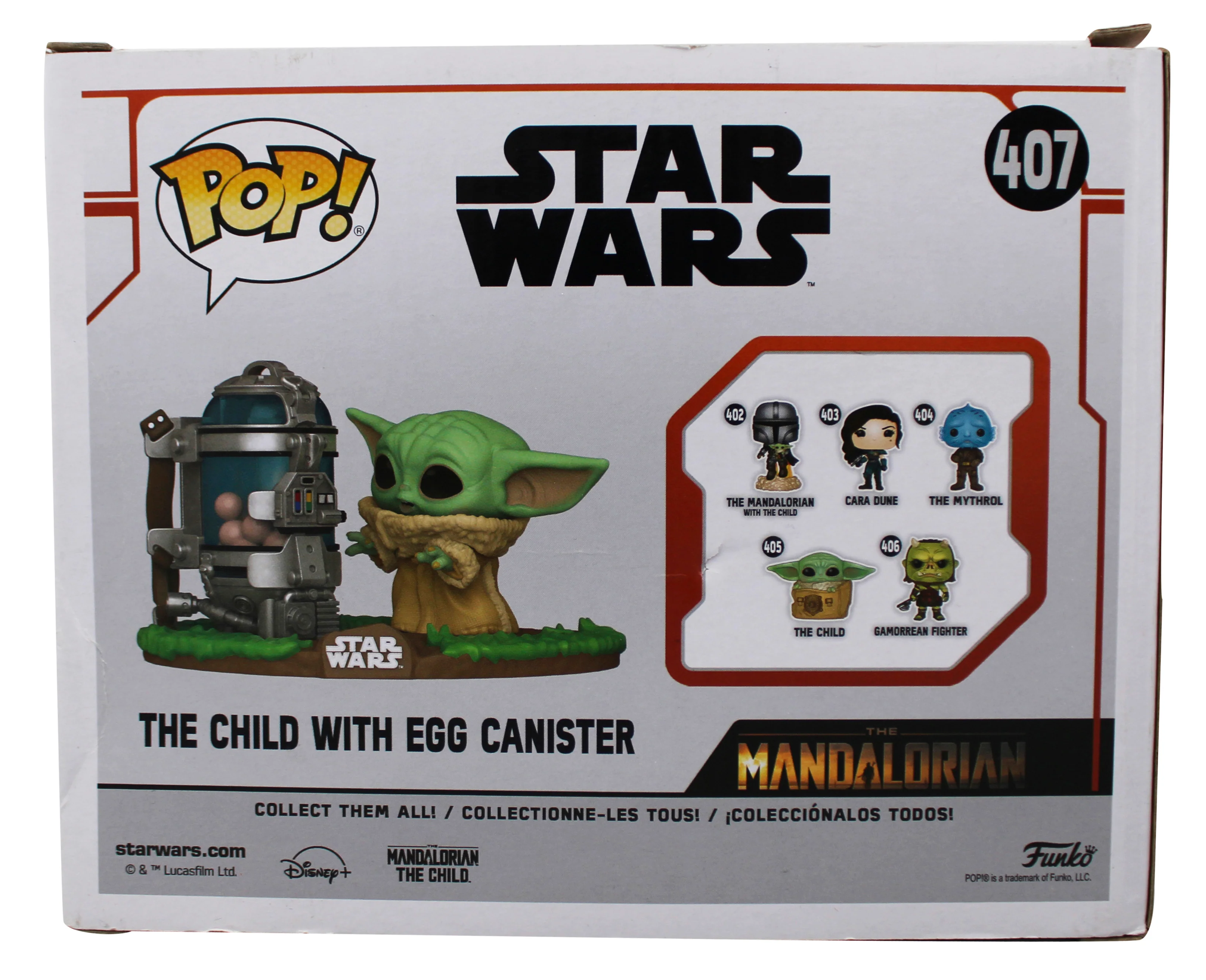 John Rosengrant The Mandalorian "Grogu" #407 Large Funko Pop Figure PSA #AJ38410 - Image 6