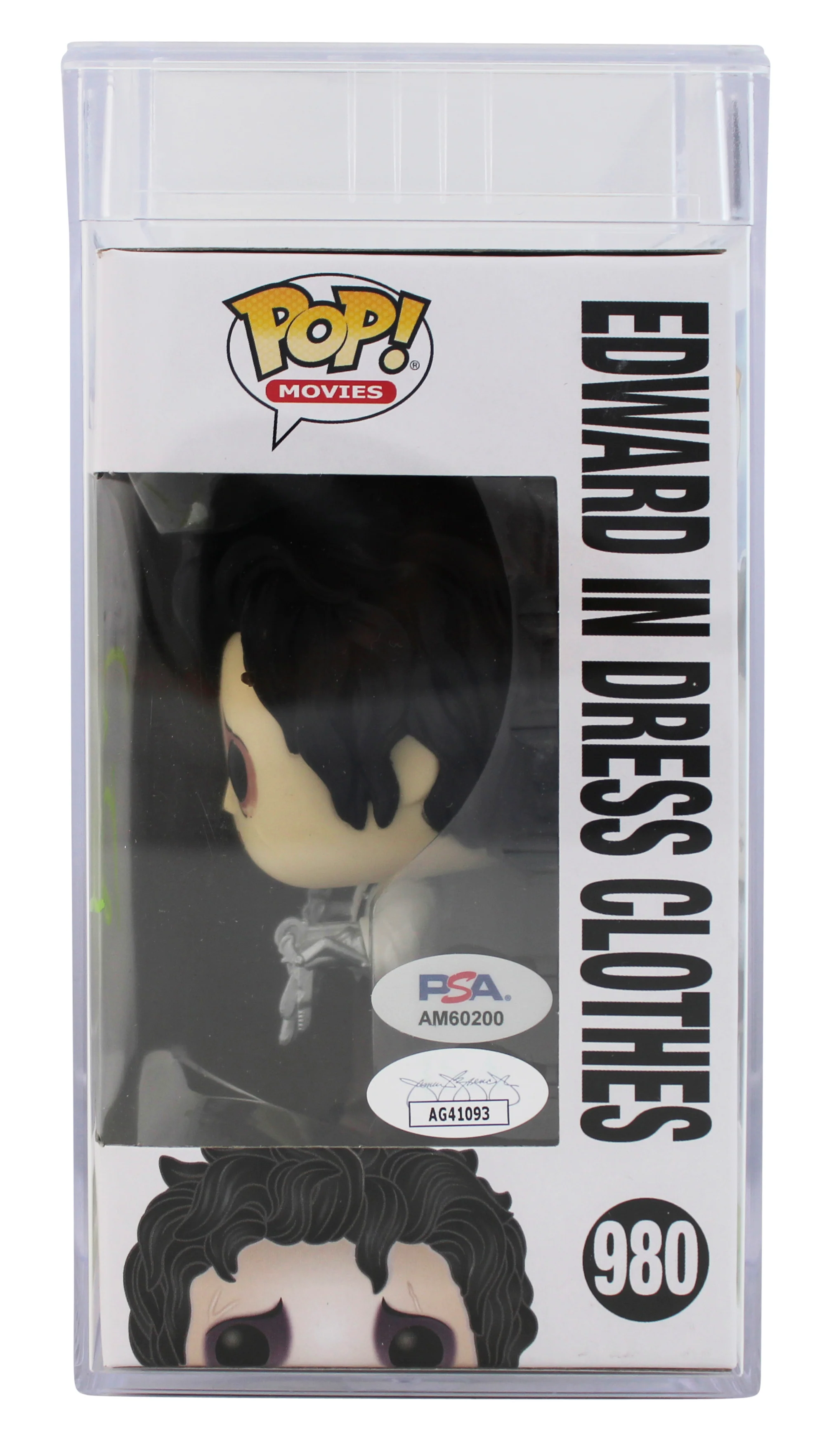 Johnny Depp Edward Scissorhands Signed #980 Funko Pop Vinyl Figure PSA & JSA - Image 4