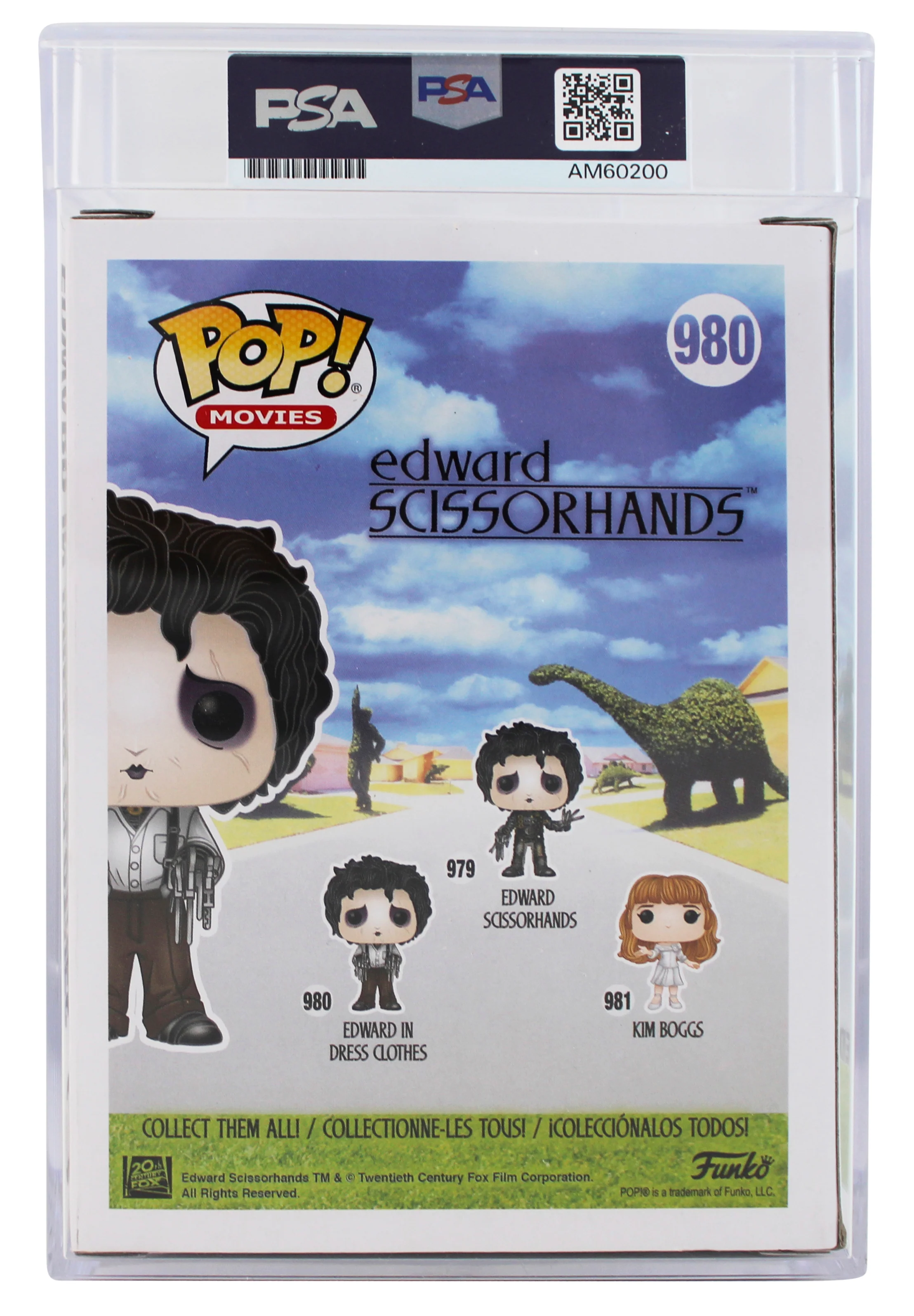 Johnny Depp Edward Scissorhands Signed #980 Funko Pop Vinyl Figure PSA & JSA - Image 5