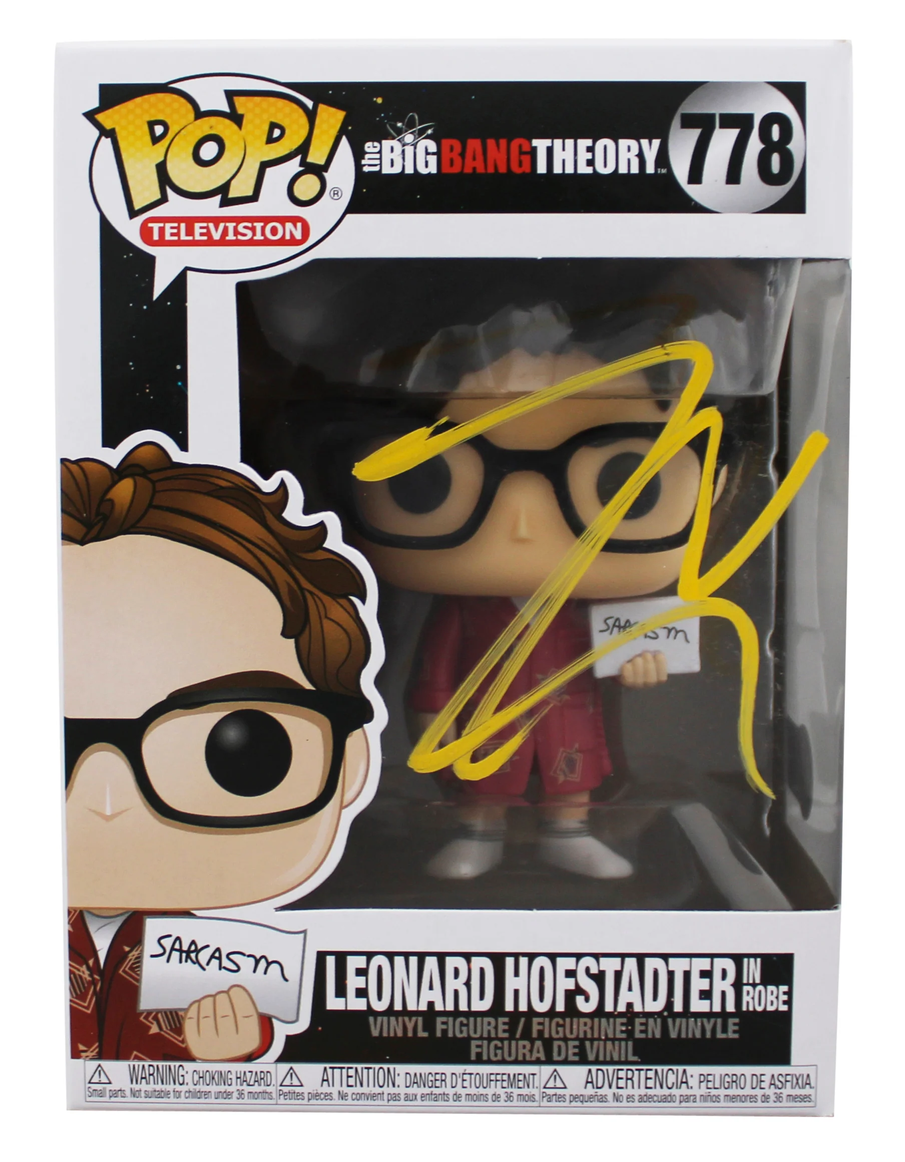 Johnny Galecki The Big Bang Theory Signed #778 Funko Pop Figure BAS #BU03232 - Image 2
