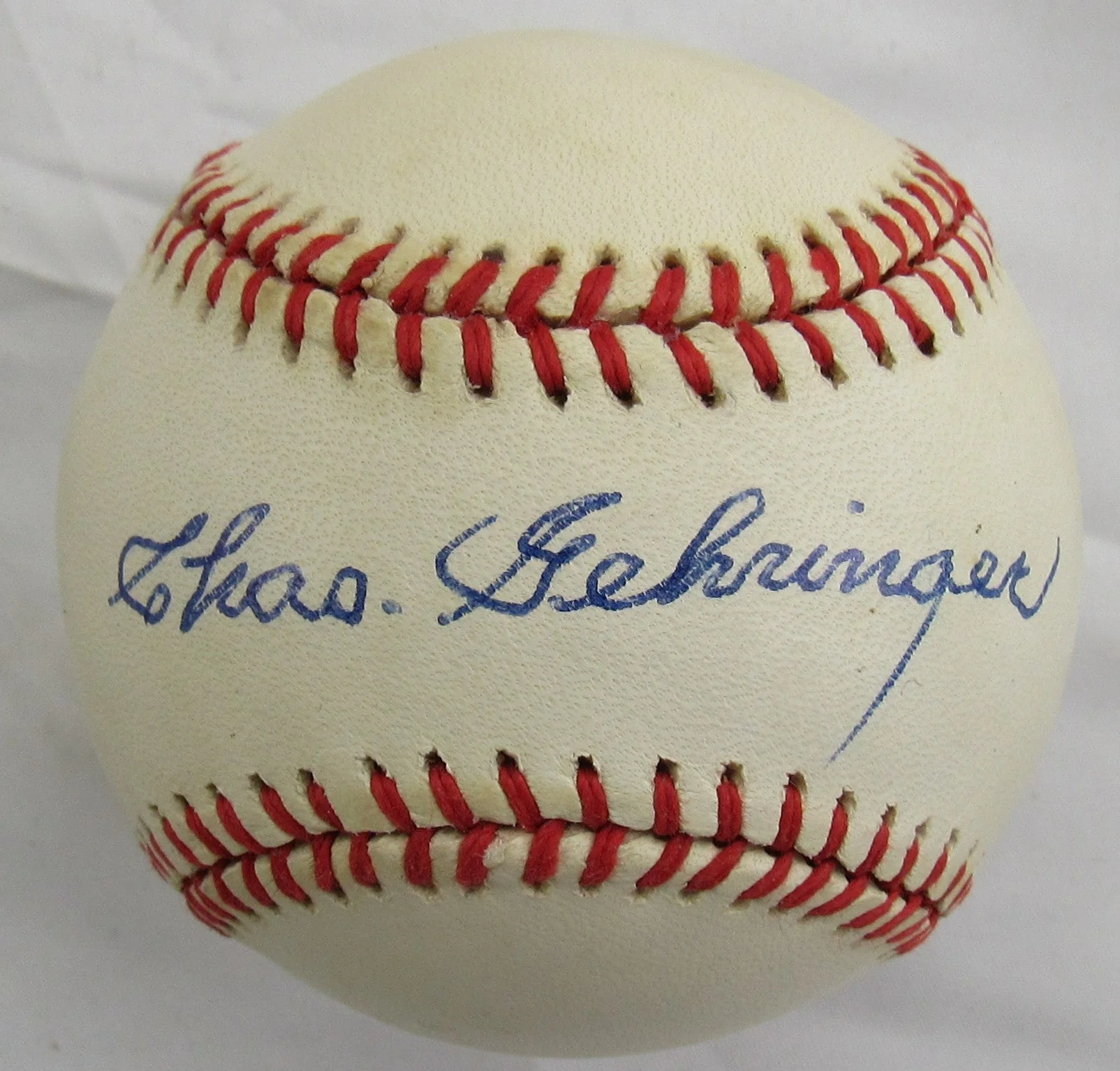Charlie Gehringer Signed Rawlings Baseball JSA B20460 B20257