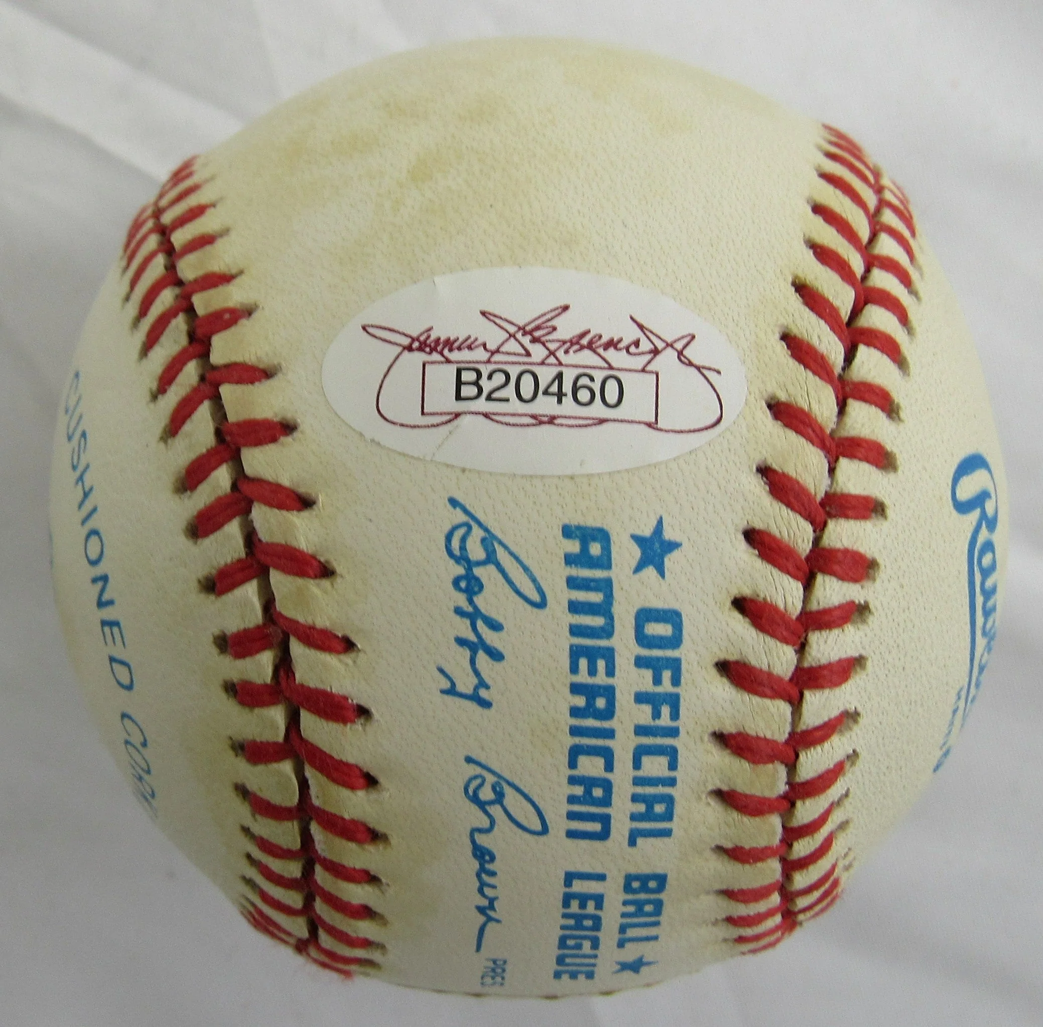 Charlie Gehringer Signed Rawlings Baseball JSA B20460 B20257 - Image 5