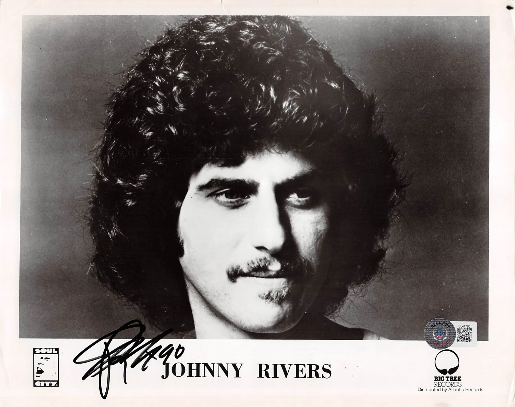 Johnny Rivers Authentic Signed 8x10 Black & White Photo Autographed BAS #BL44780 - Image 2