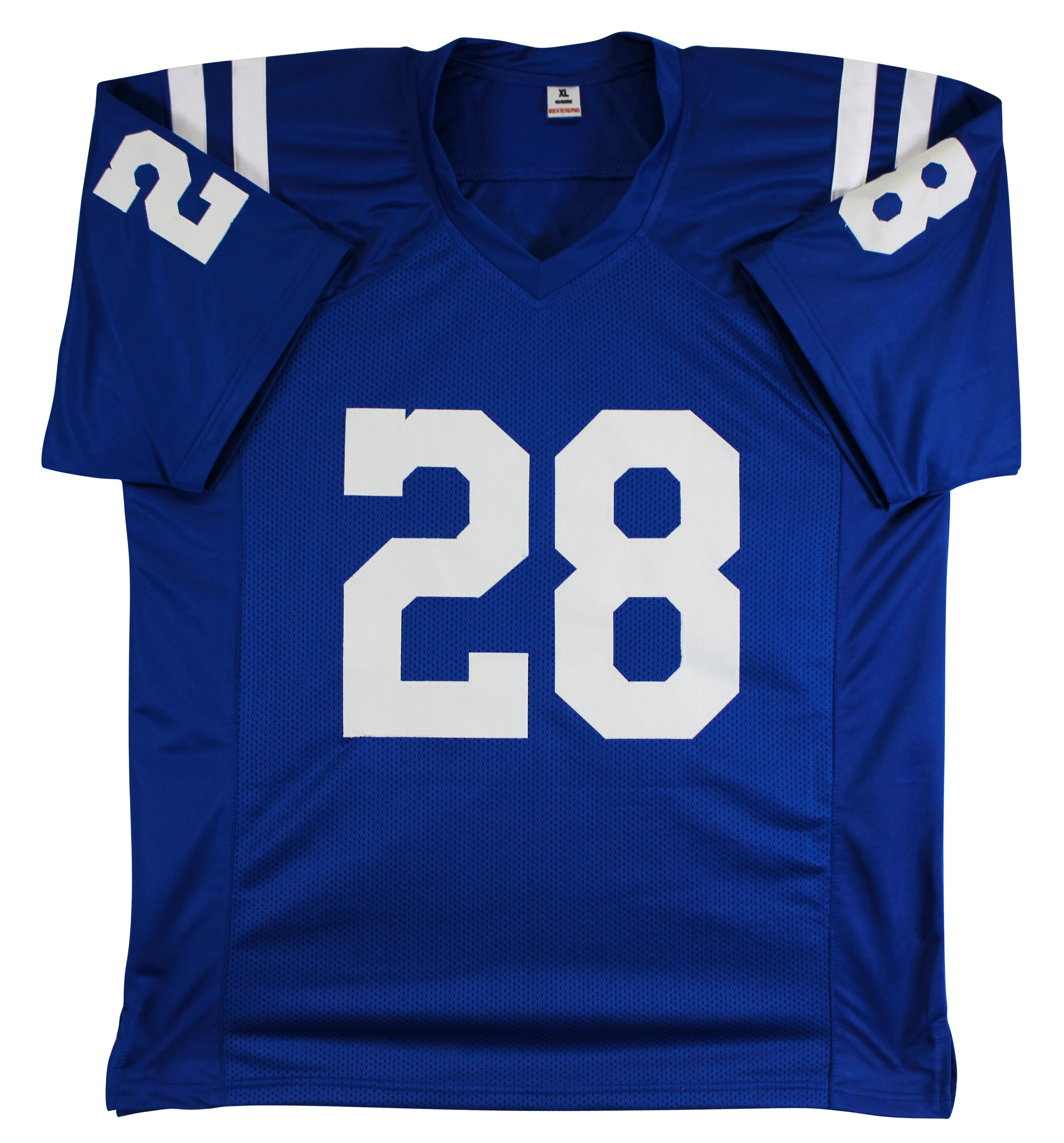 Jonathan Taylor Authentic Signed Blue Pro Style Jersey Autographed BAS - Image 4
