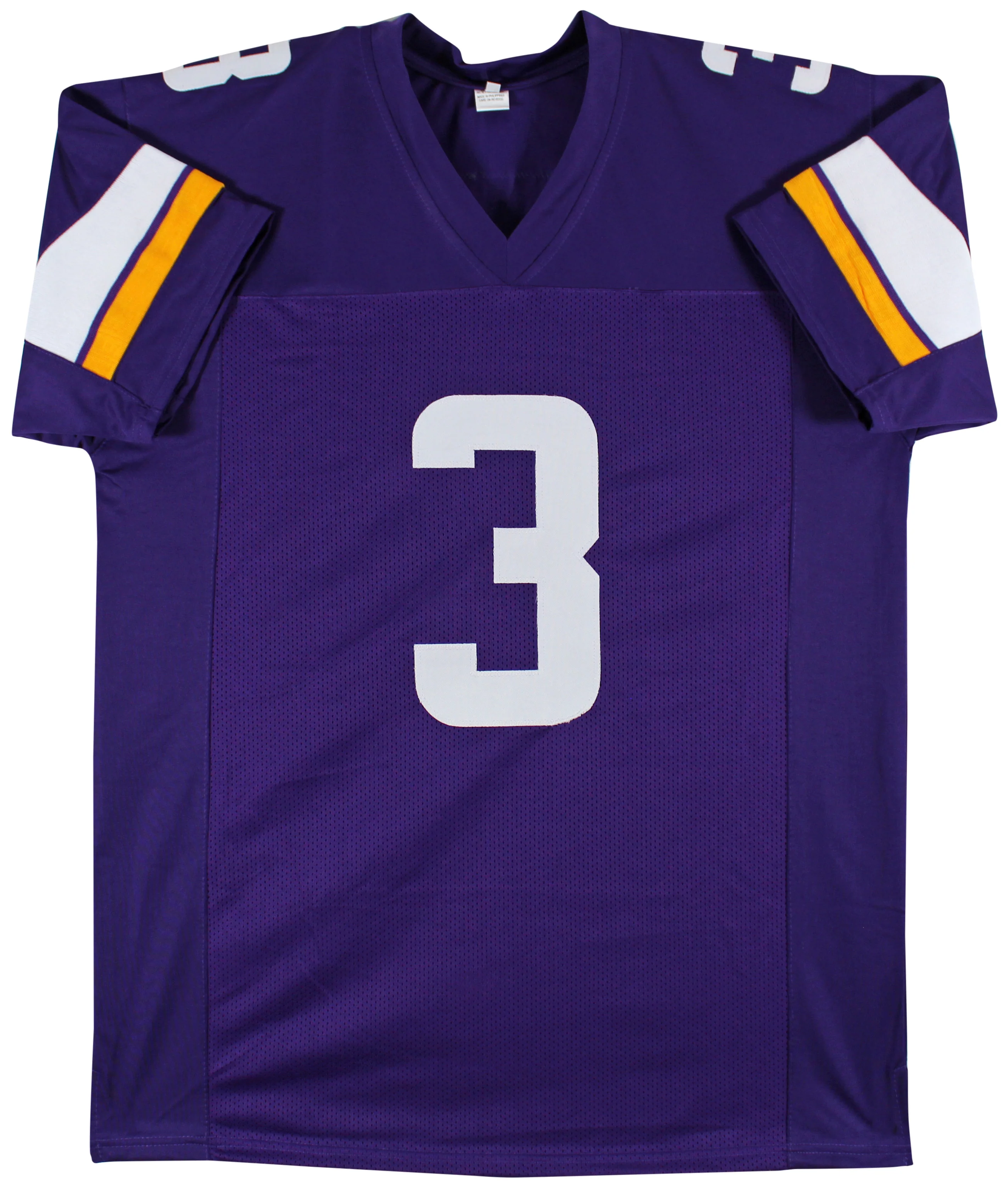 Jordan Addison Authentic Signed Purple Pro Style Jersey BAS Witnessed - Image 4